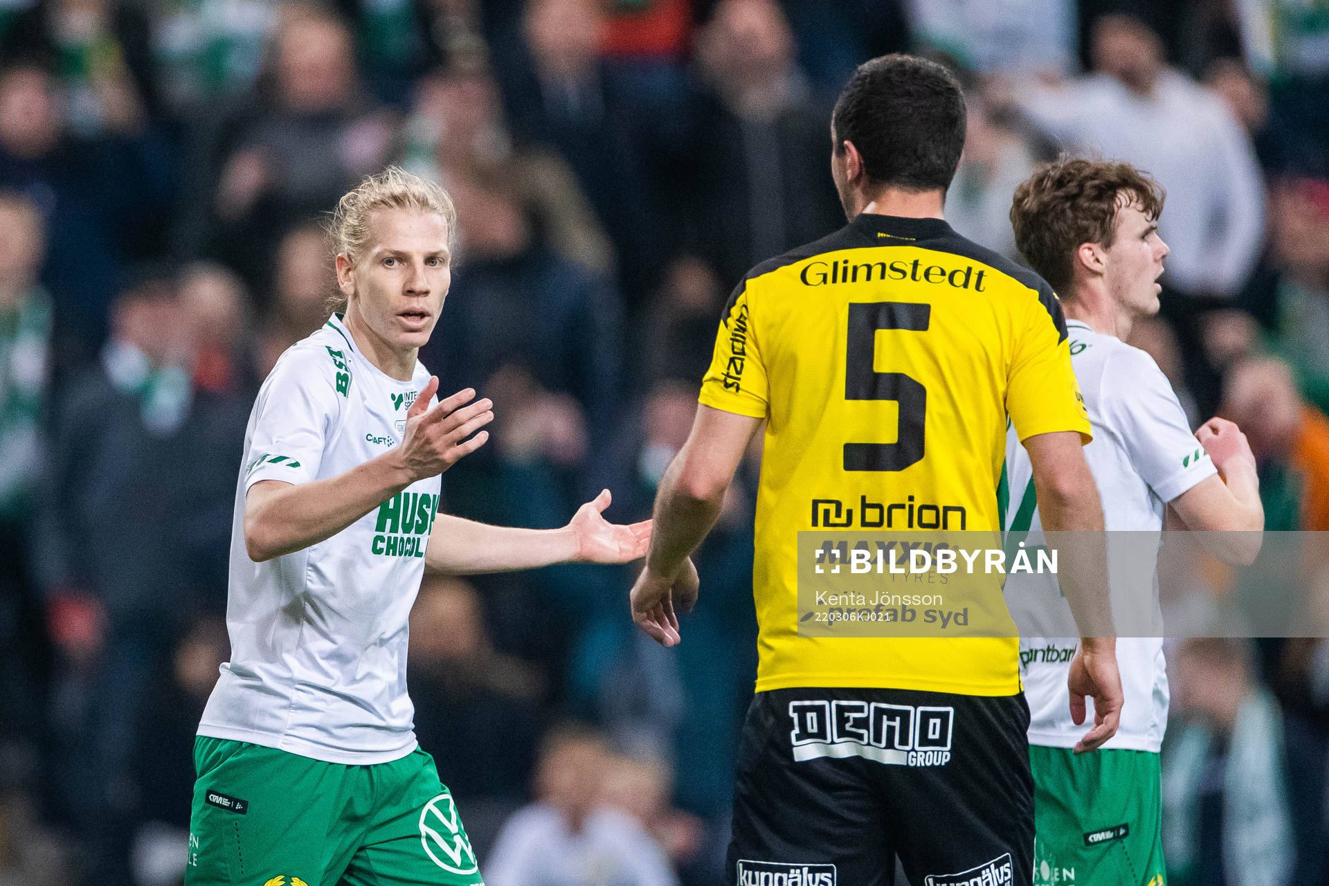 Hammarbys Gustav Ludwigson deppar