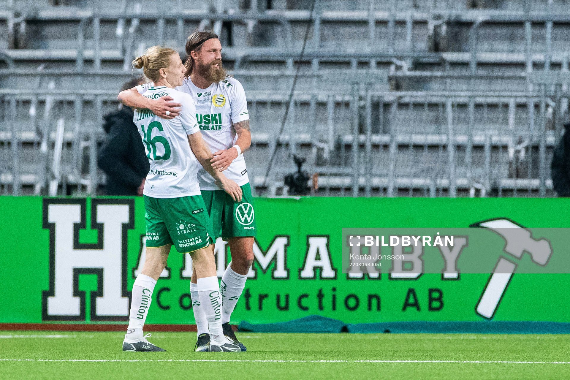 Hammarbys Bjørn Paulsen jublar