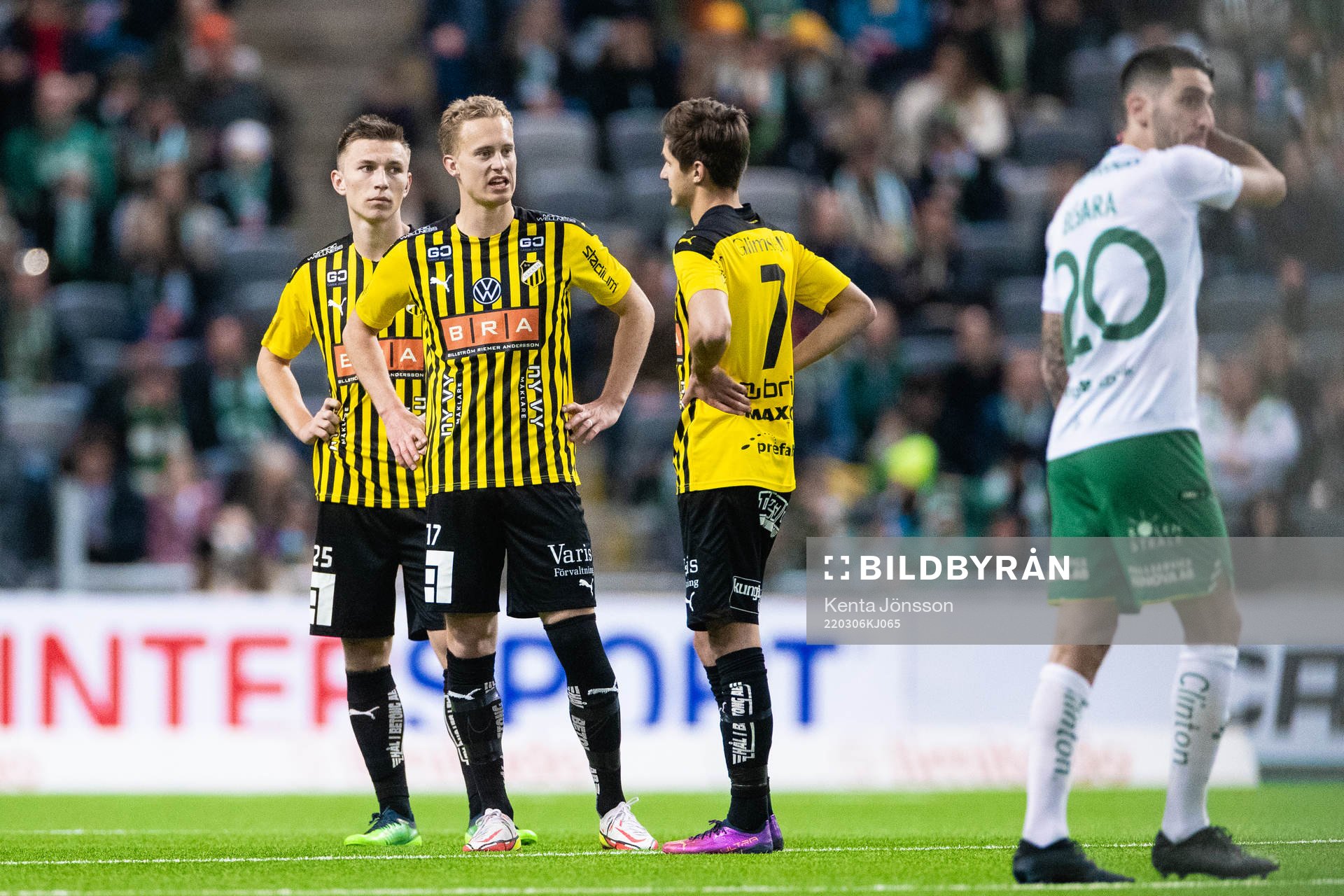 Häckens Kristoffer Lund Hansen, Gustav Berggren och Leo