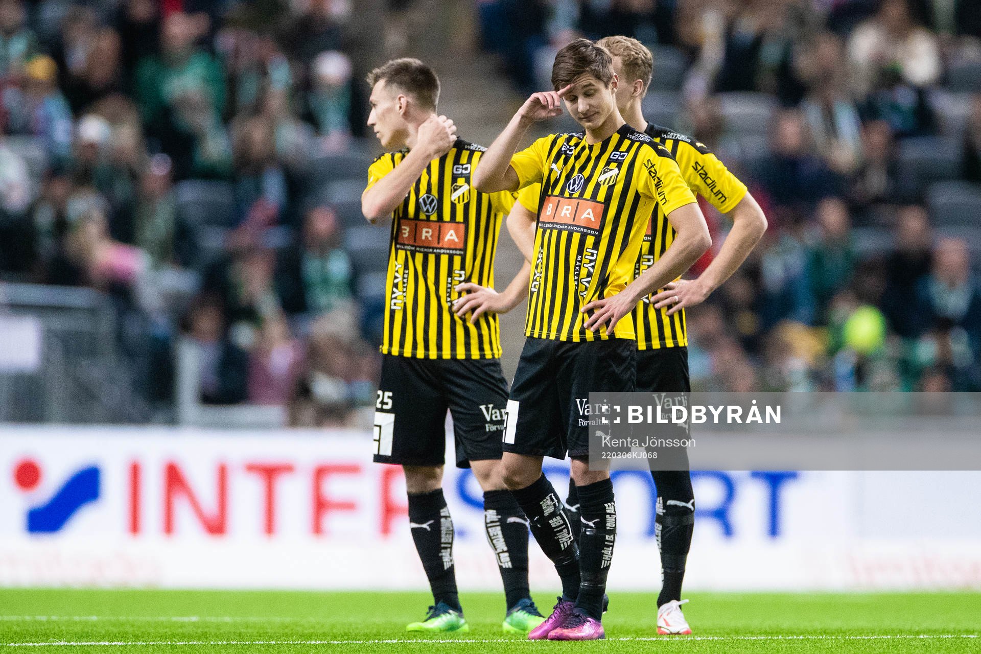 Häckens Kristoffer Lund Hansen, Gustav Berggren och Leo