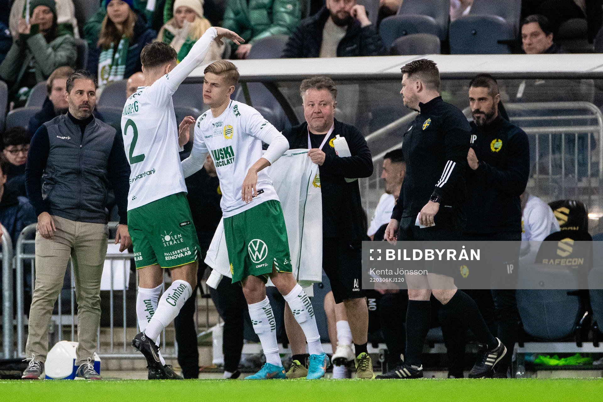 Hammarbys Ben Engdahl byts in mot Simon Sandberg