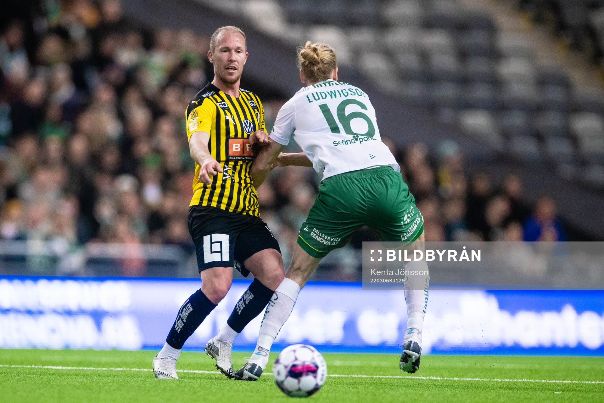 Häckens Mikkel Rygaard Jensen och Hammarbys Gustav