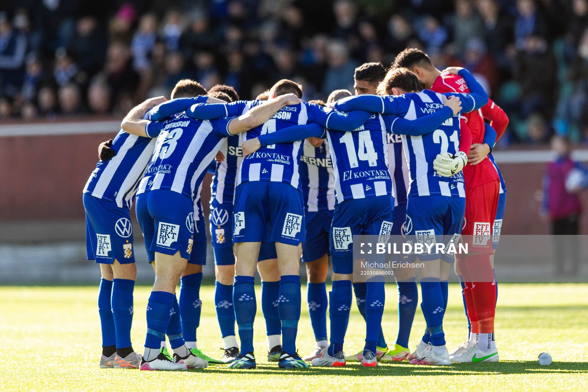 IFK Göteborgs spelare samlas