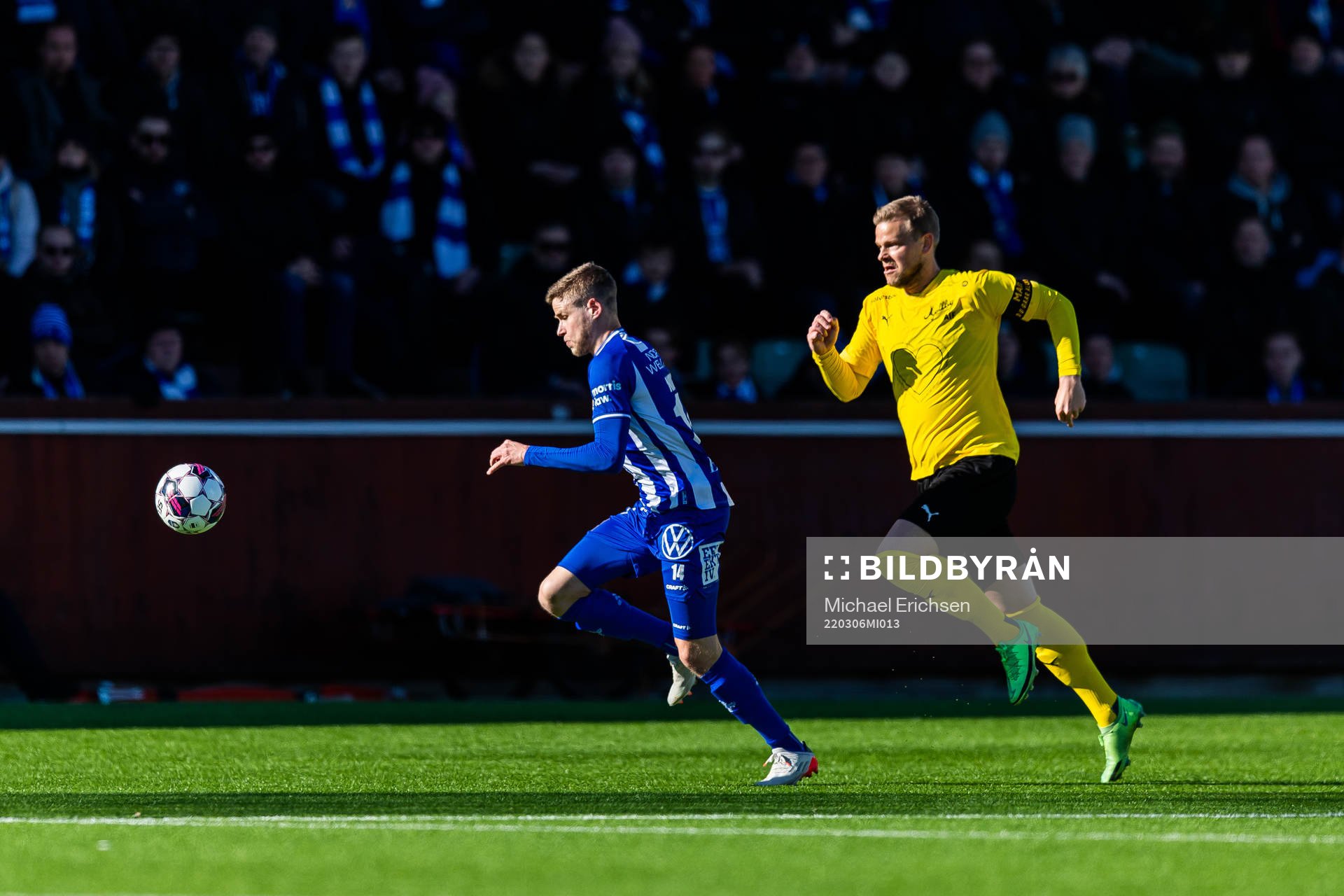 IFK Göteborgs Gustaf Norlin och Mjällbys David Löfquist