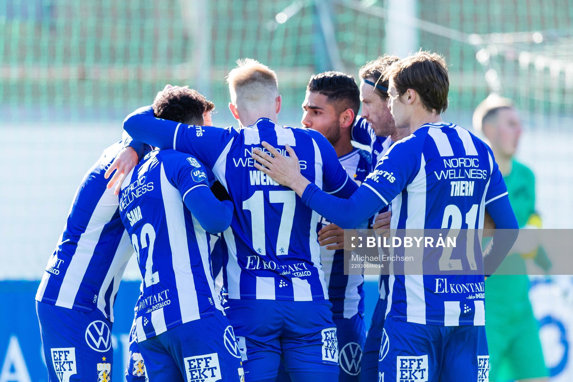 IFK Göteborgs spelare jublar