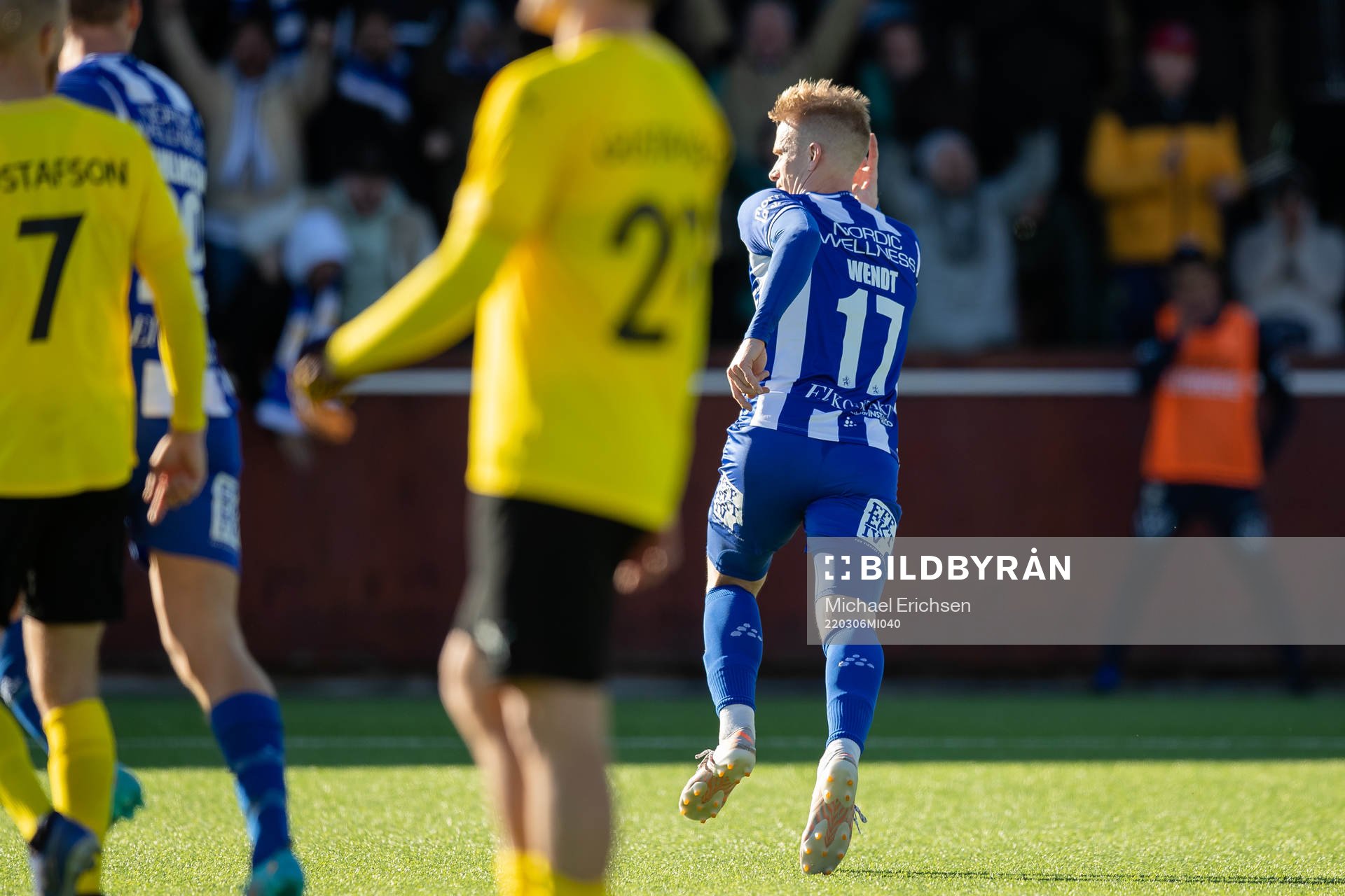 IFK Göteborgs Oscar Wendt jublar