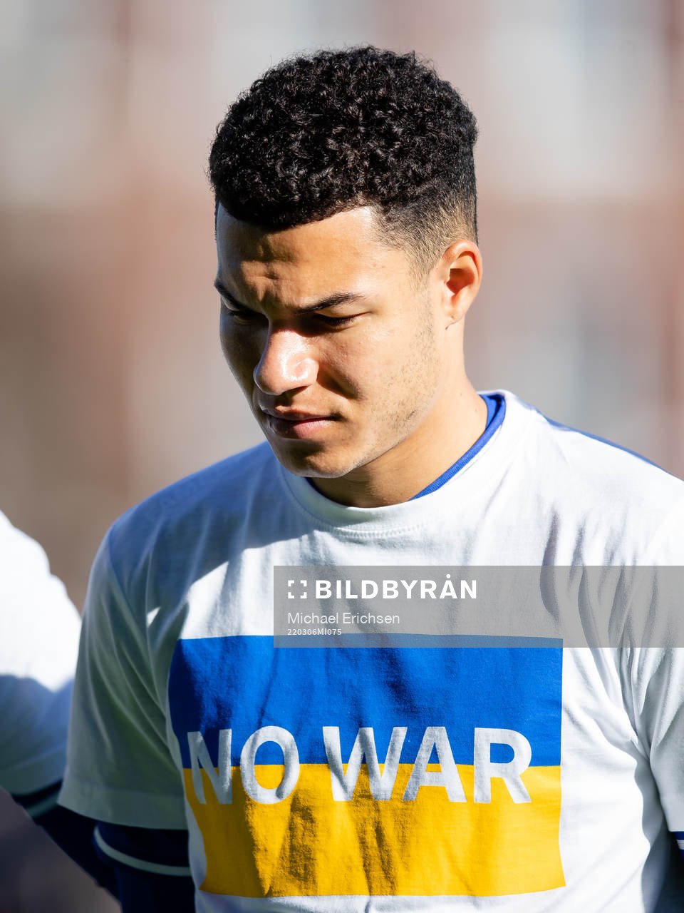 IFK Göteborgs Alexander Jallow på line up