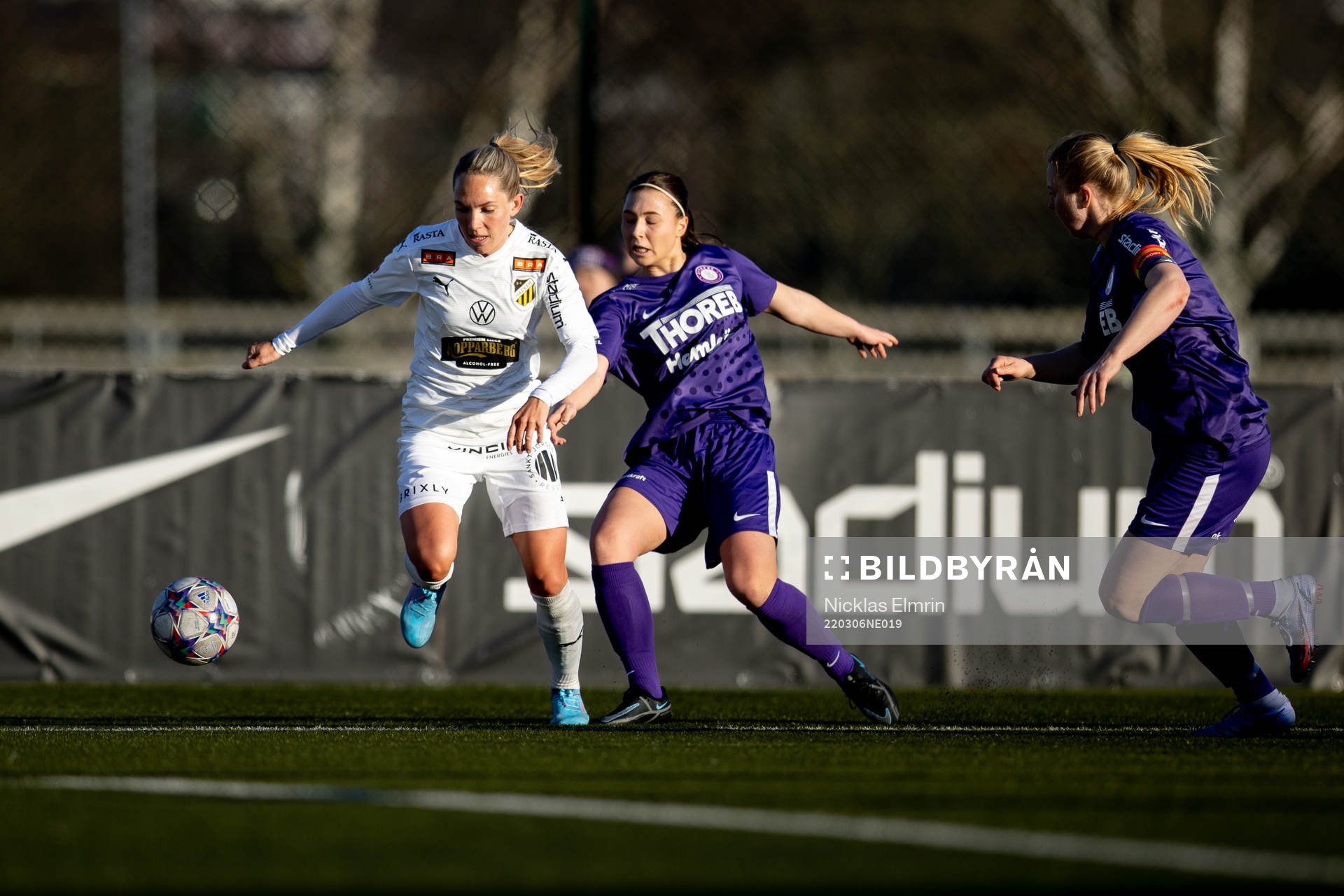 Häckens Elin Rubensson mot Jitex Alexandra Hellekant och