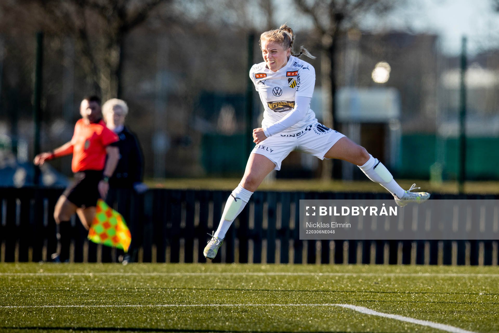 Häckens Agla Maria Albertsdottir gör 1-0
