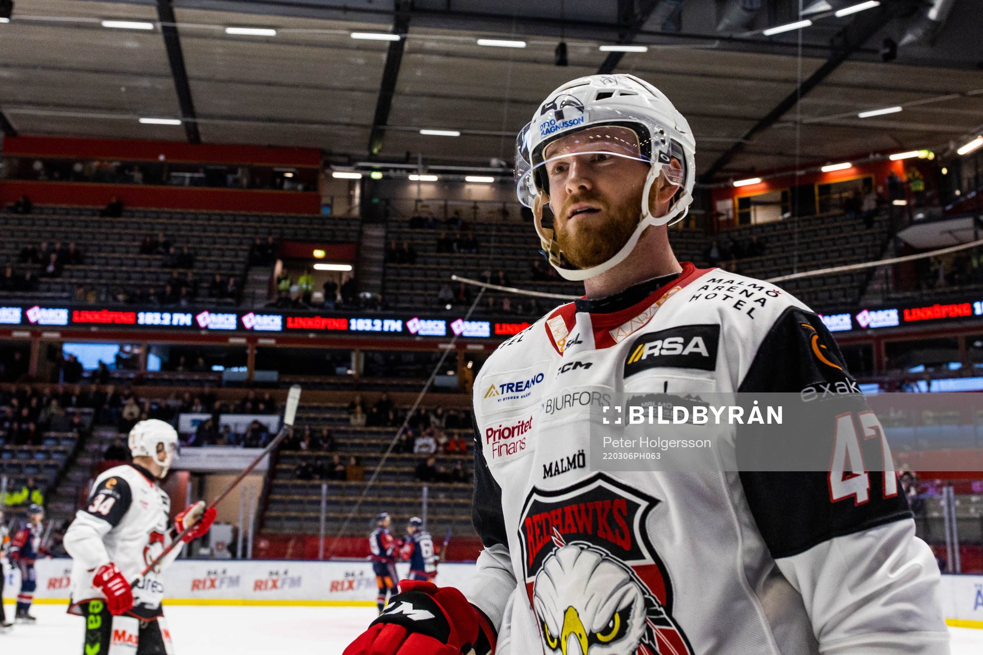 Malmö Redhawks Joakim Ryan jublar