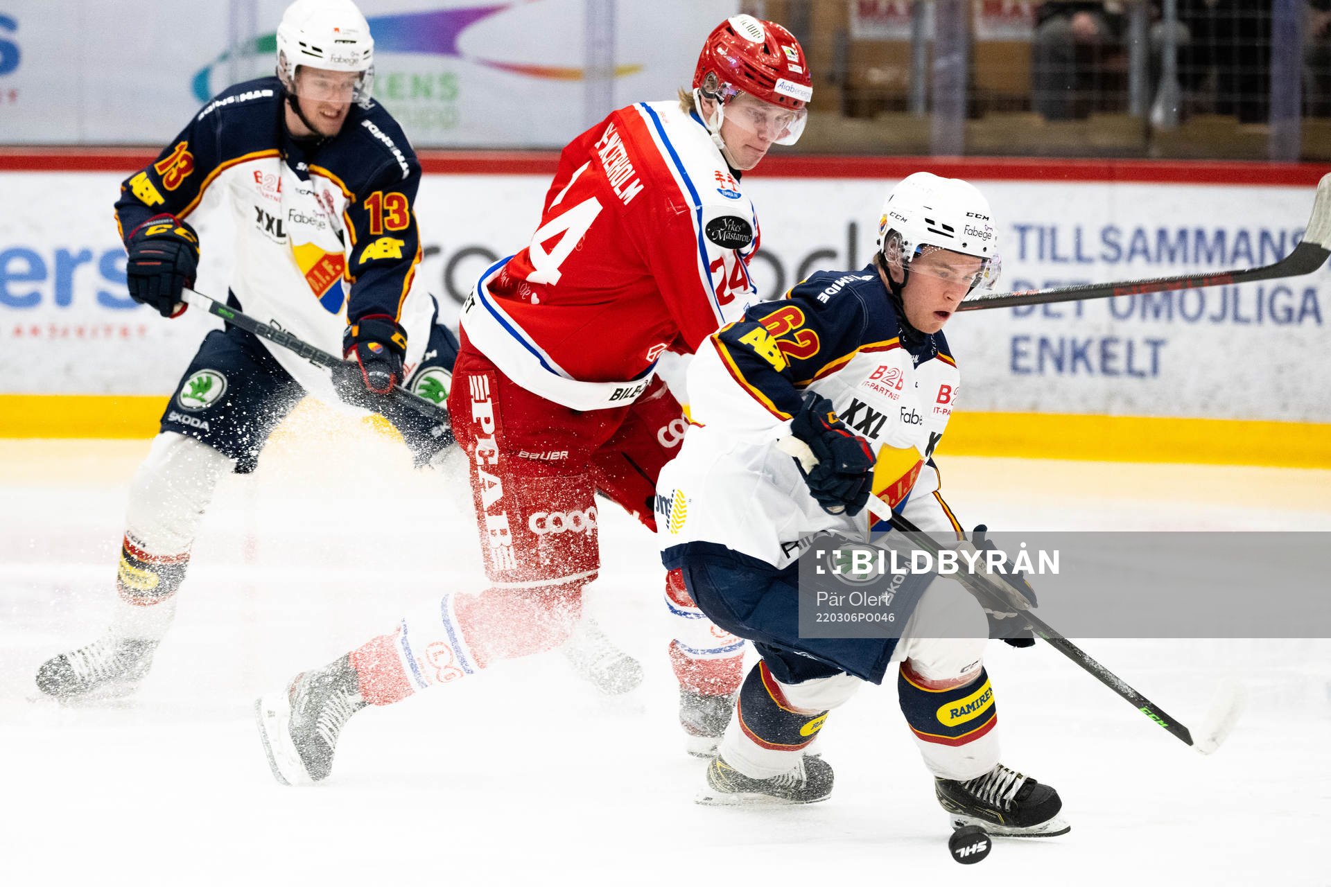 Timrås Erik Walli Walterholm och Djurgårdens Manuel Ågren