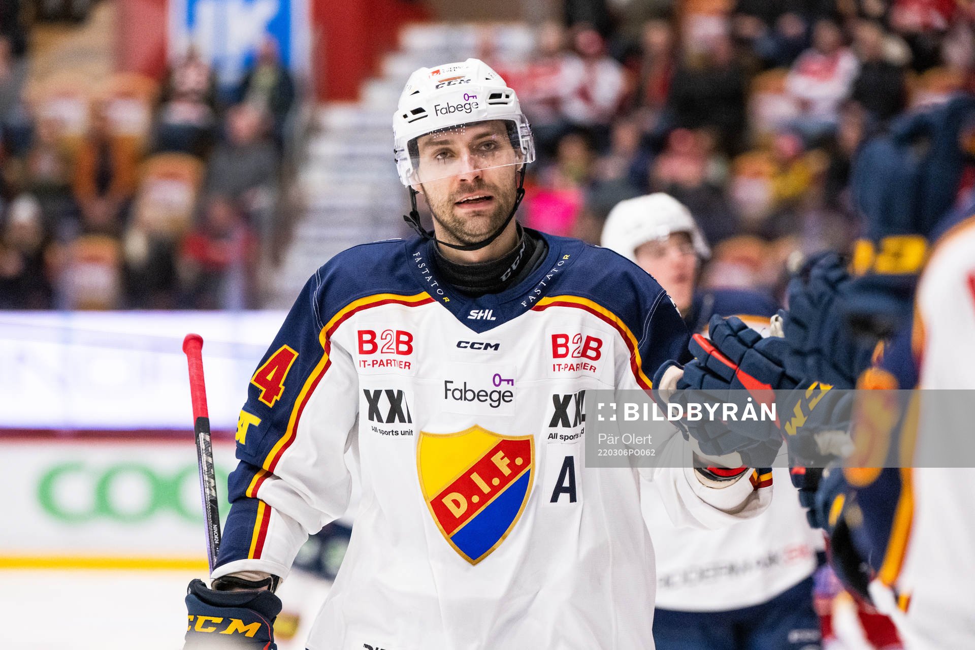 Djurgårdens Ludvig Rensfeldt jublar