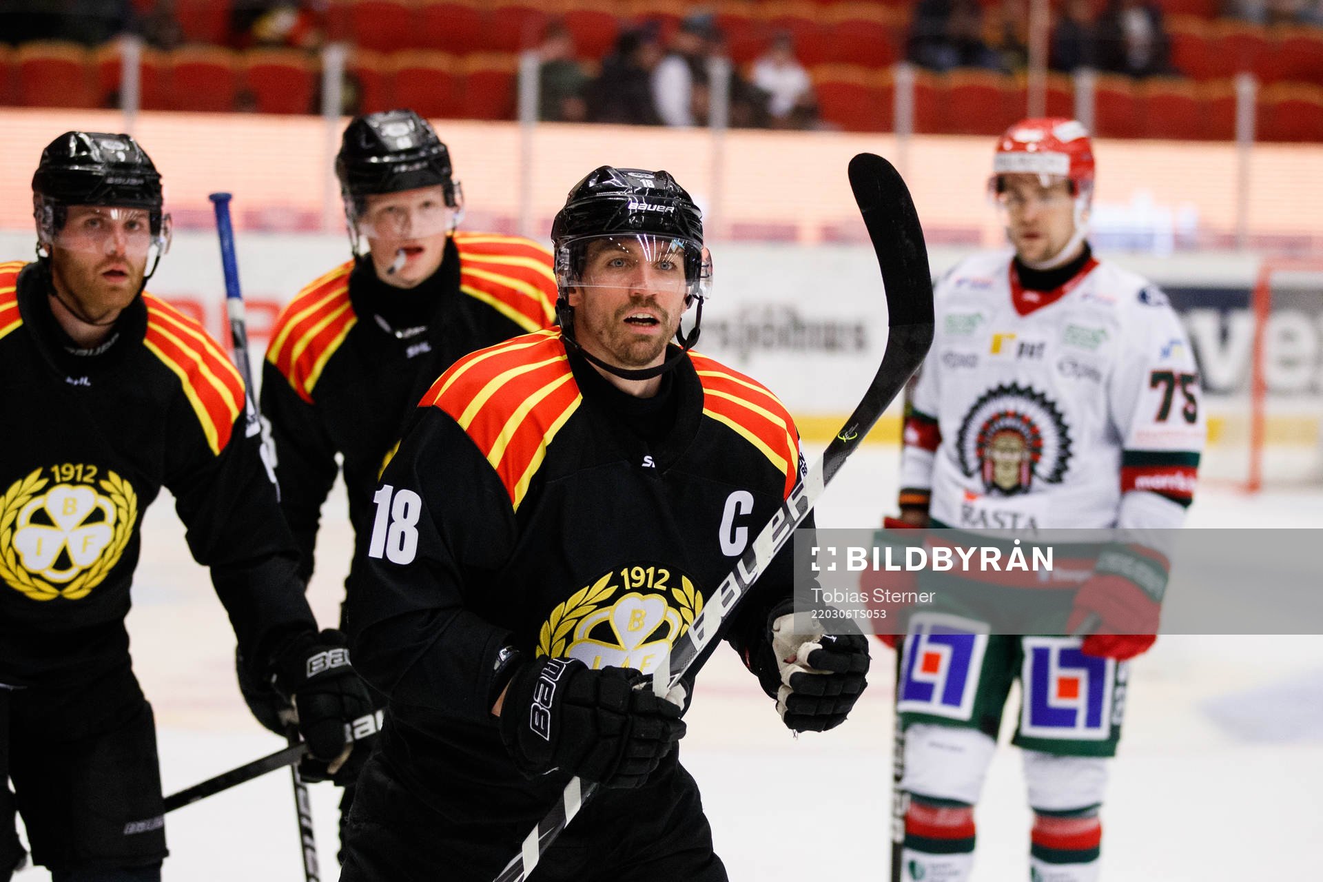 Brynäs Anton Rödin jublar