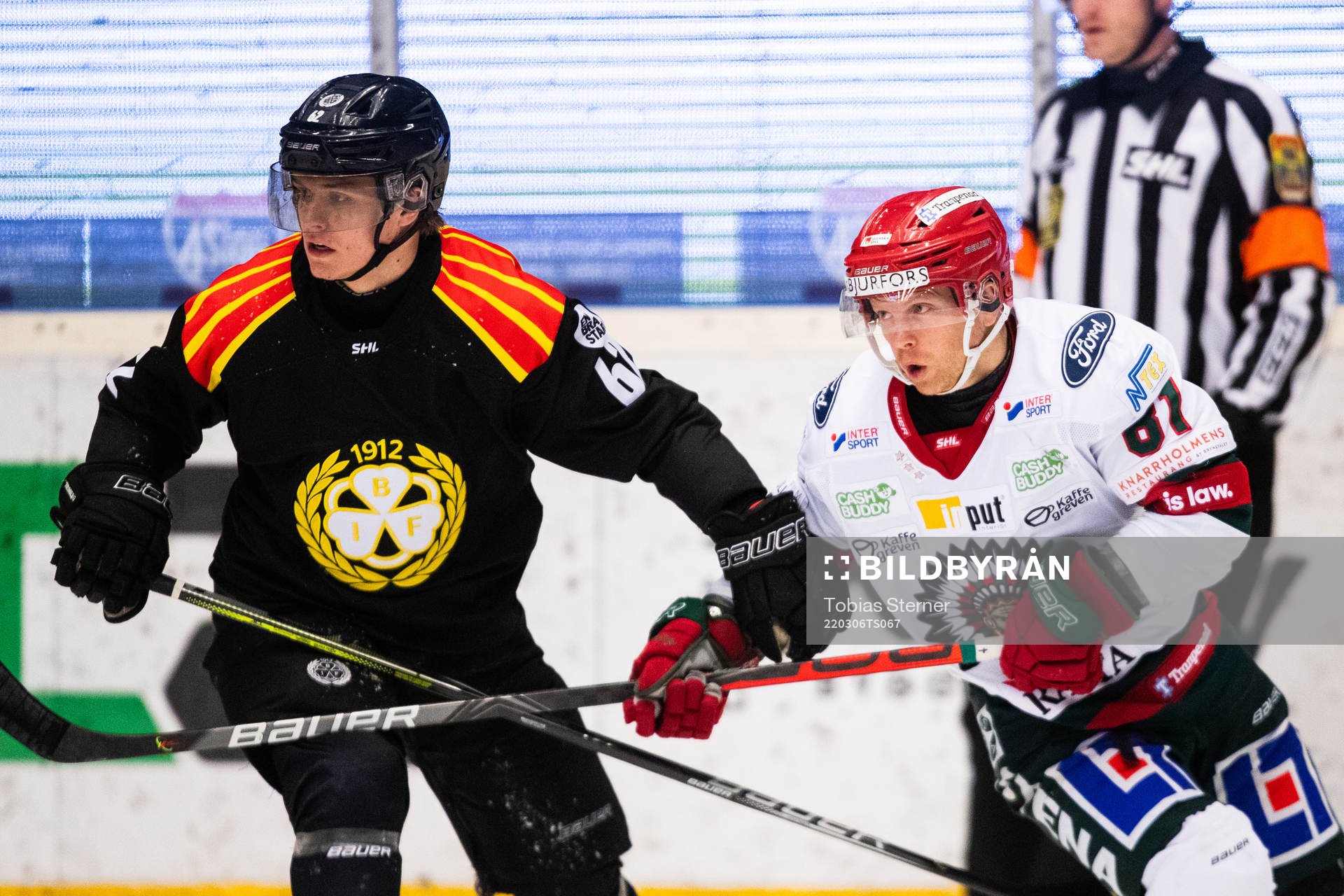Brynäs Tom Hedberg och Frölundas Ryan Lasch