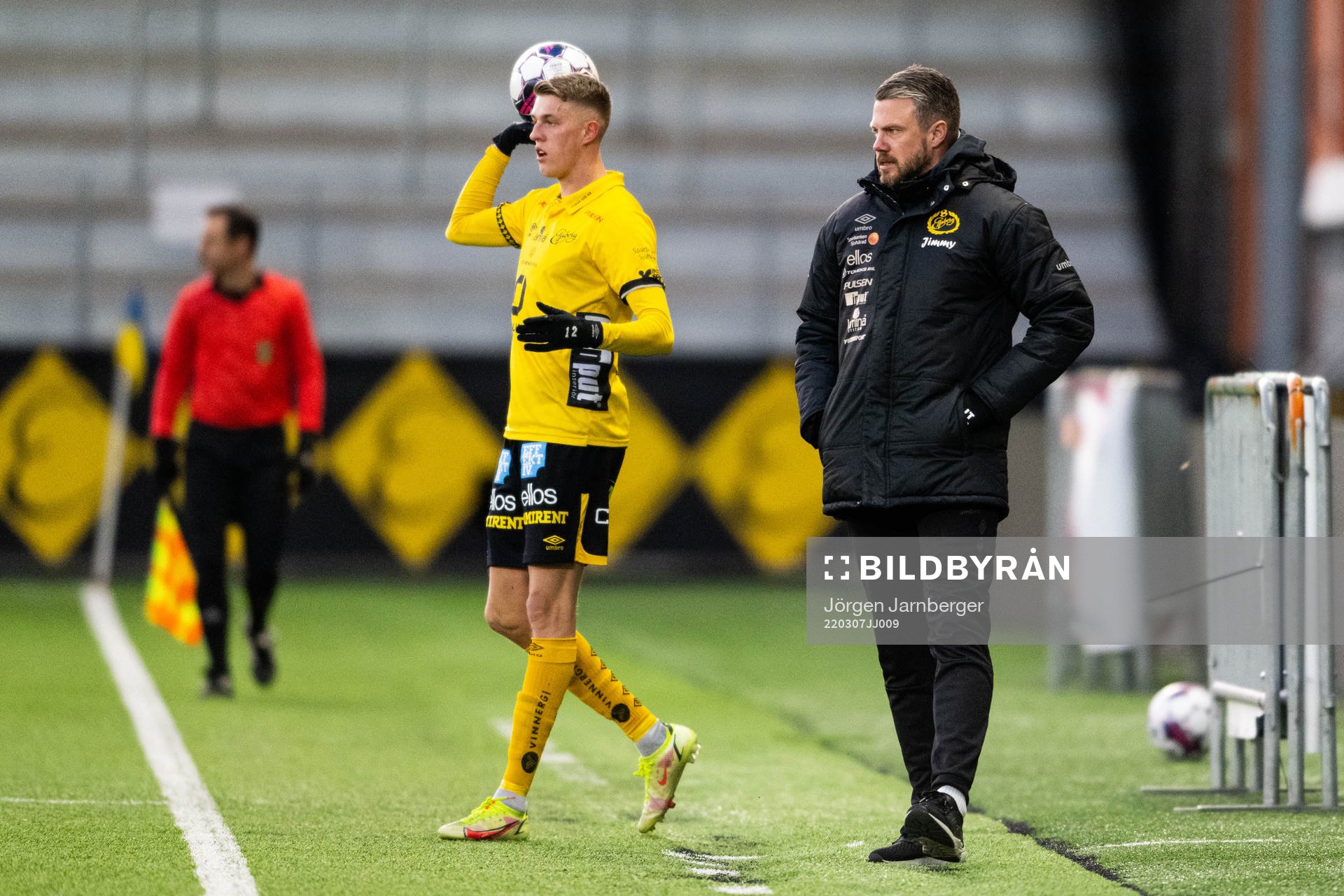 Elfsborgs manager Jimmy Thelin och Alexander Bernhardsson