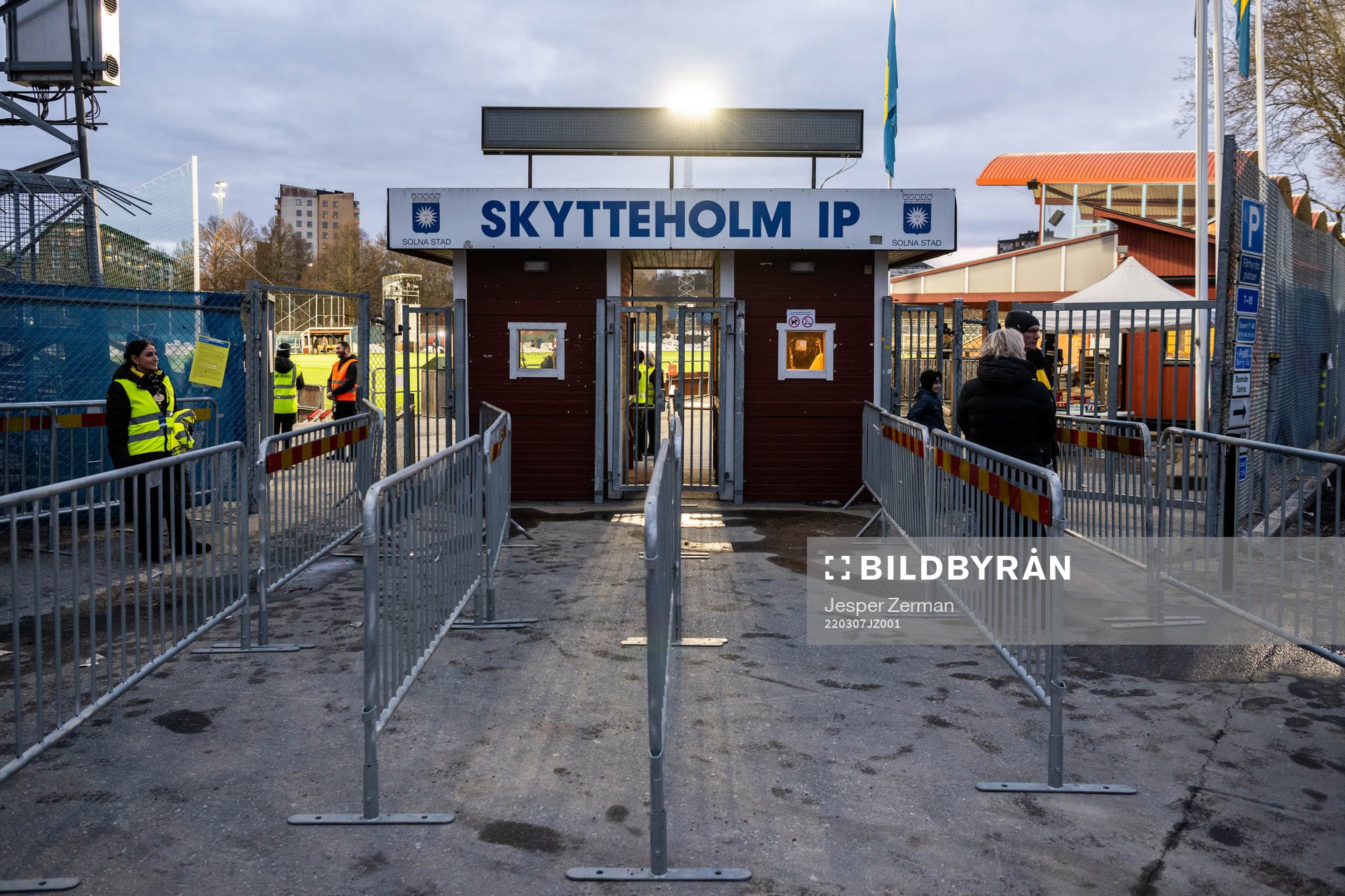 Entrén till Skytteholms IP