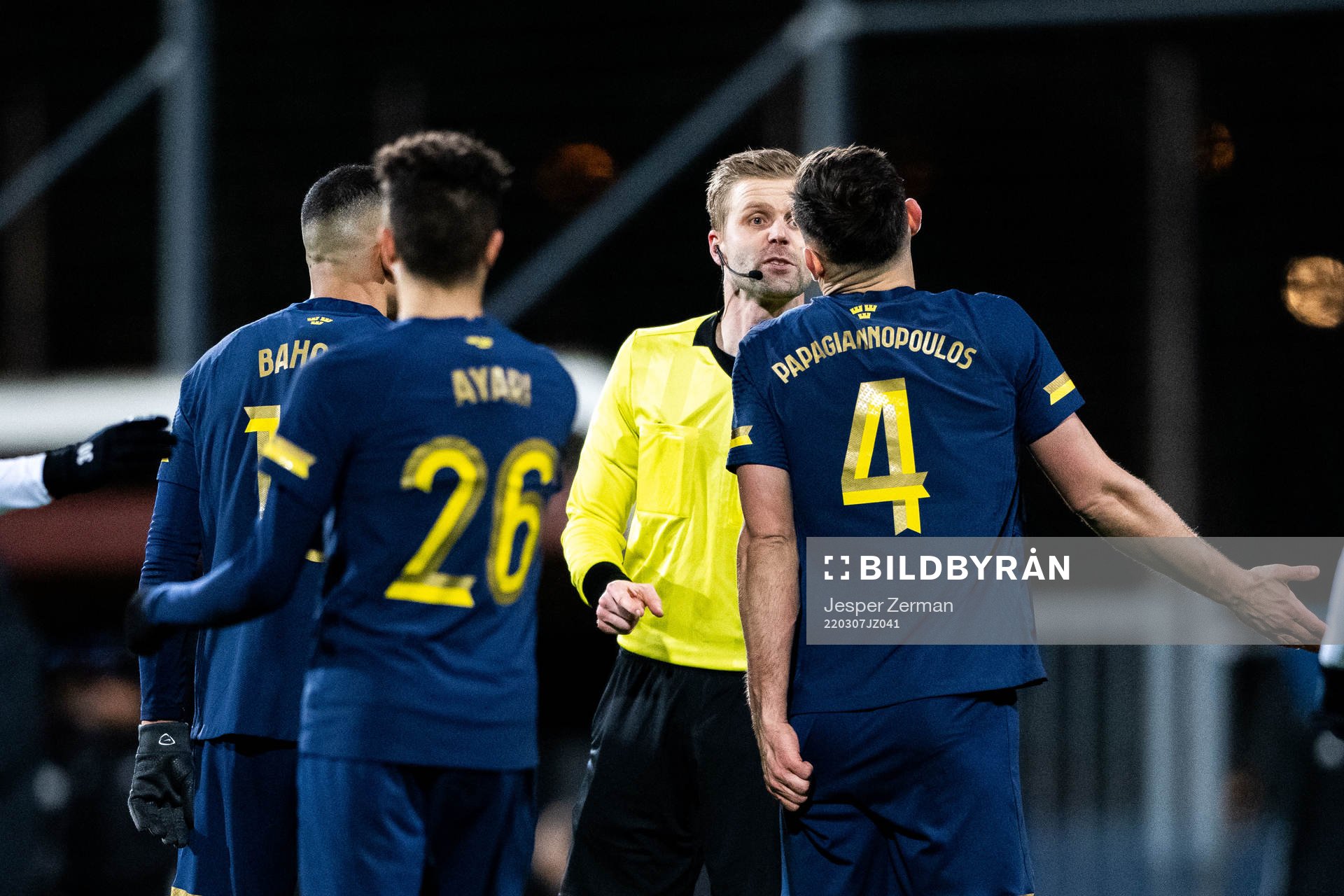 s Nabil Bahoui, Yasin Ayari och Sotirios Papagiannopoulos i