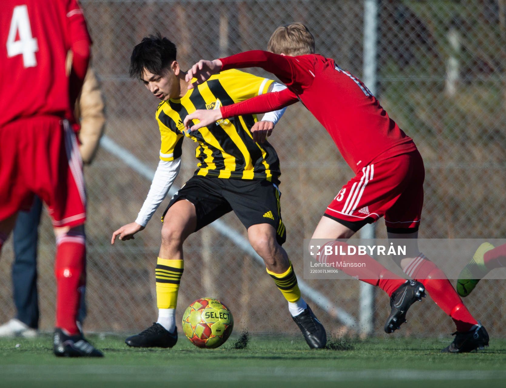 i matchen i DM för U19 mellan IFK Hässleholm och Åhus i