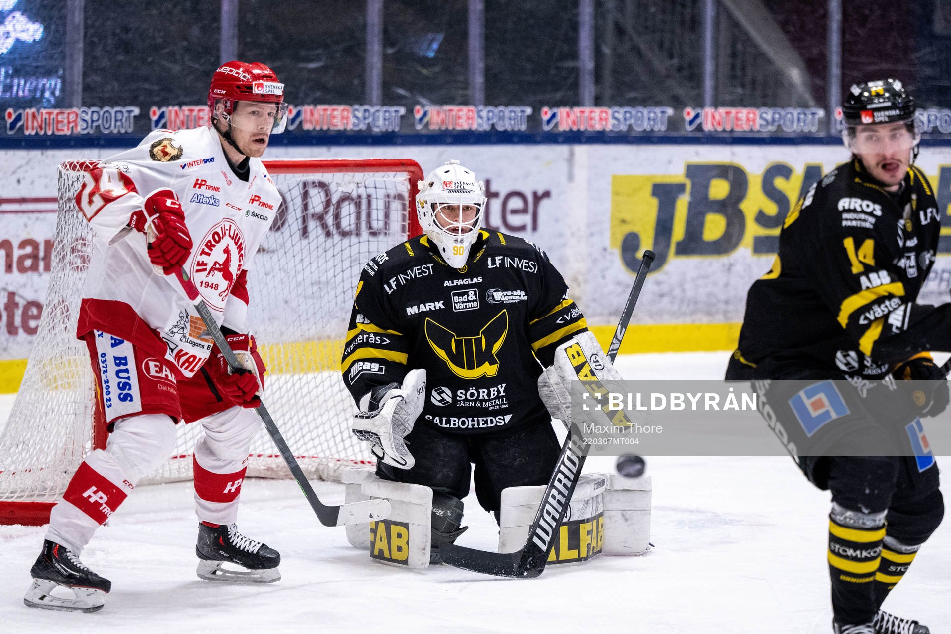 Västerås målvakt Ian Blomquist