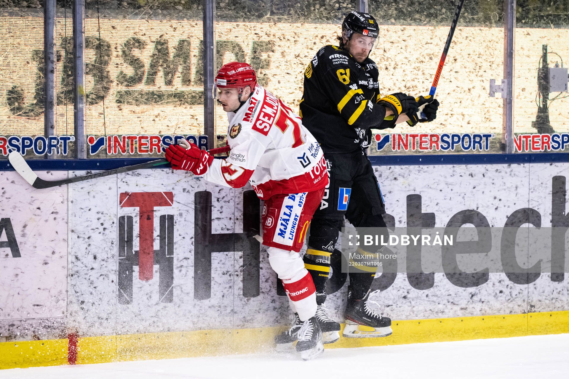 Troja/Ljungbys Roman Semjonov och Västerås Daniel