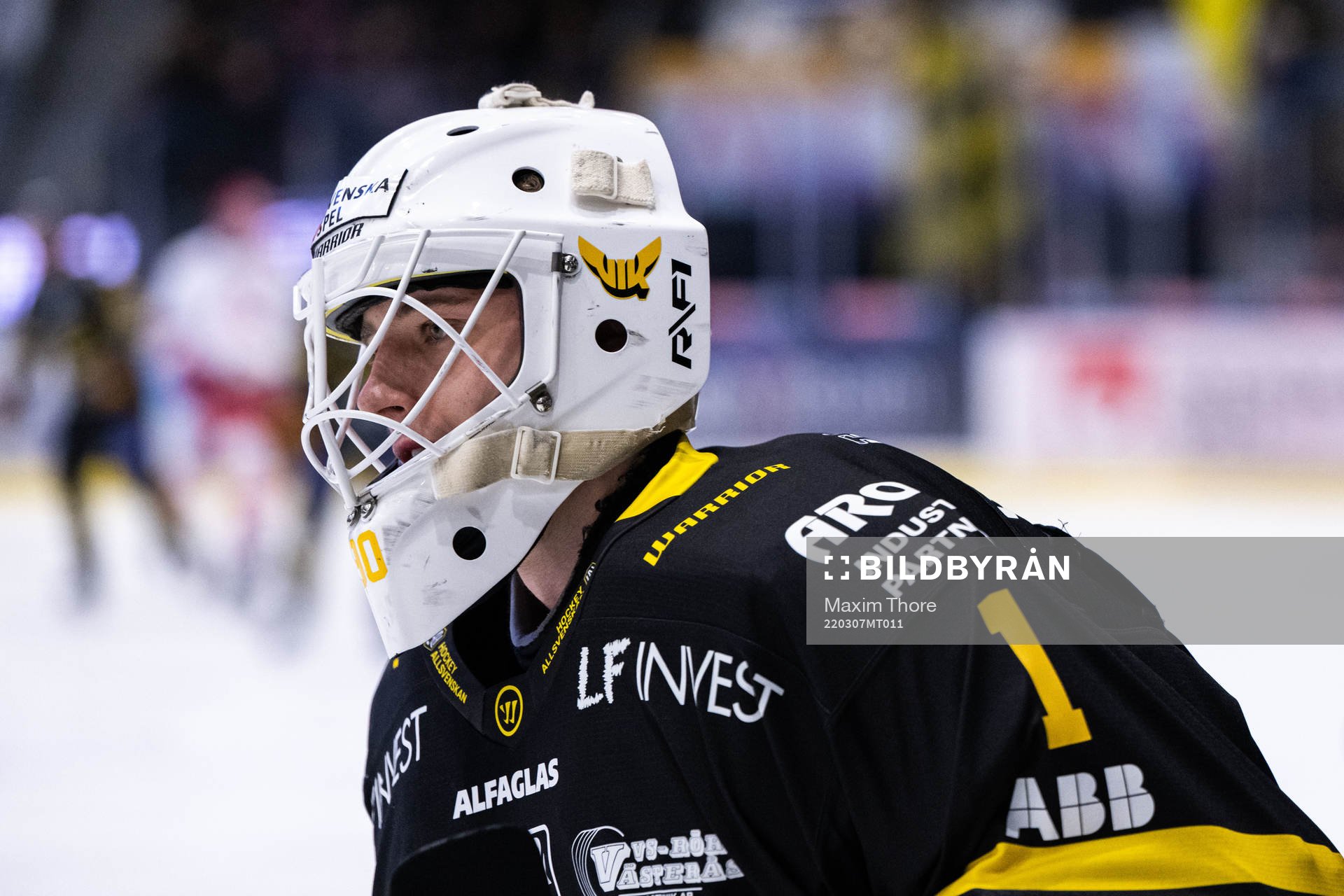 Västerås målvakt Ian Blomquist