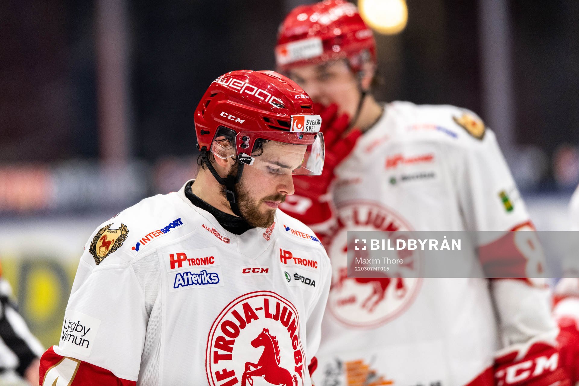 Troja/Ljungbys Arvid Degerstedt deppar