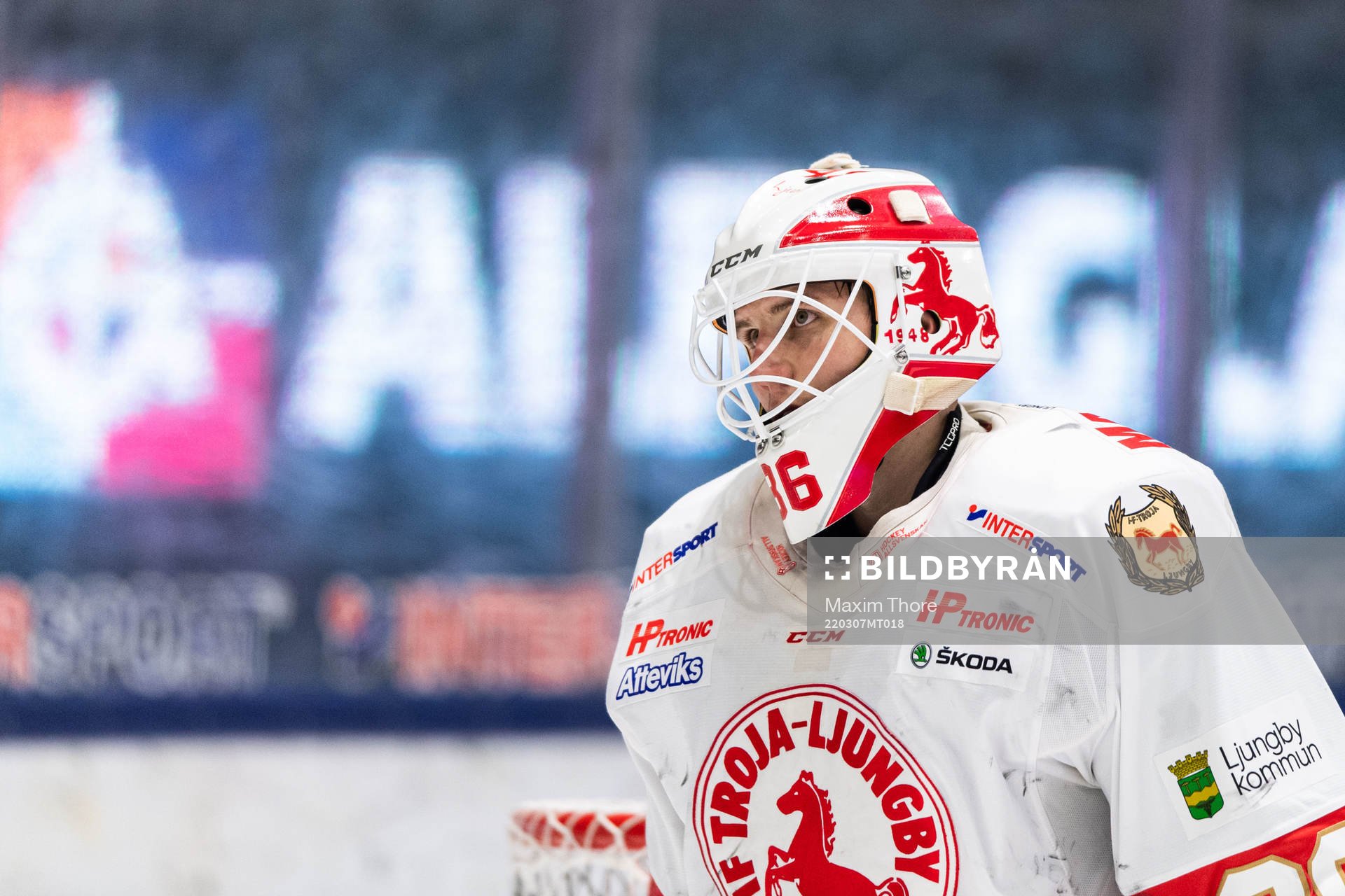 Troja/Ljungbys målvakt Wictor Ragnewall