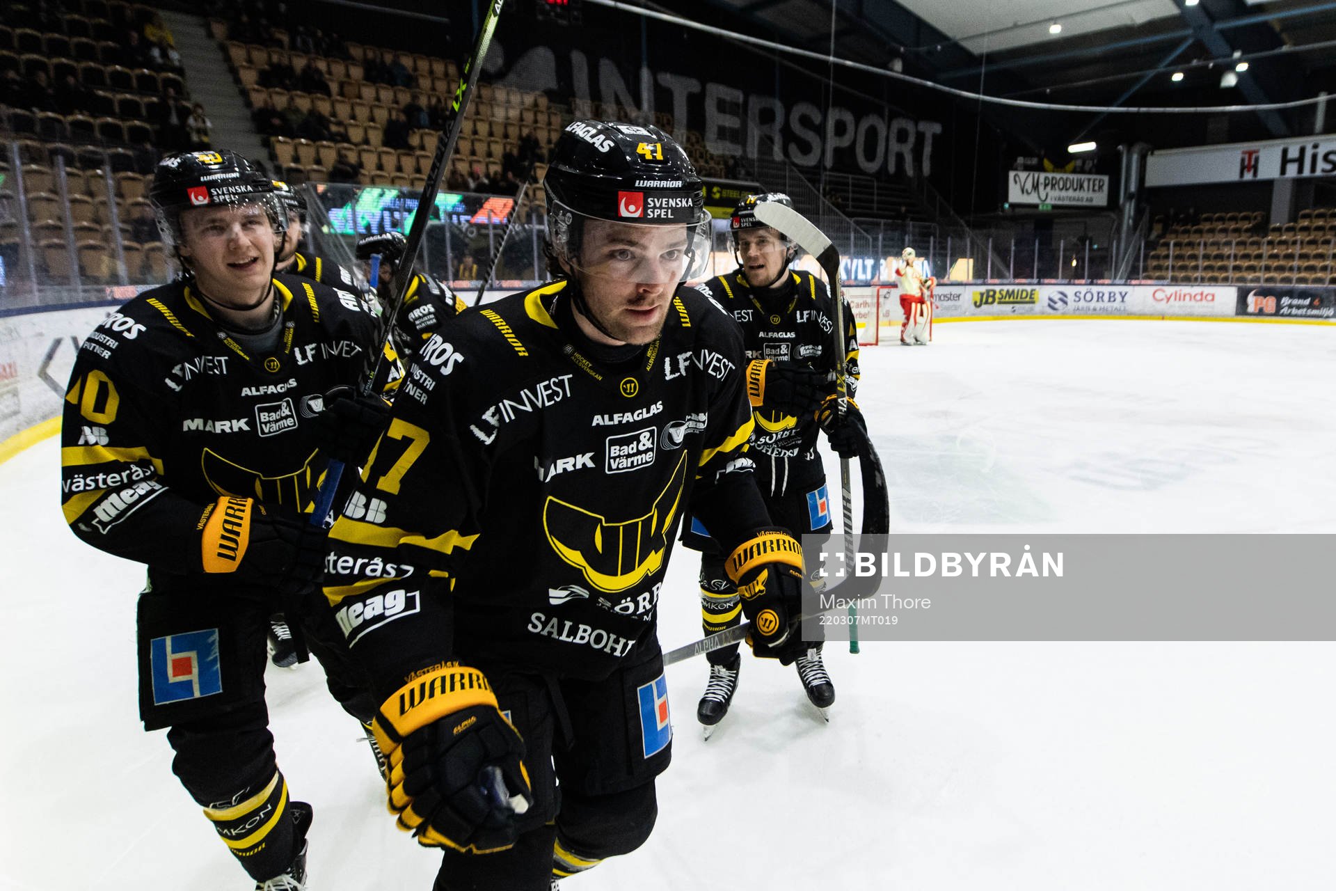 Västerås Logan Roe jublar