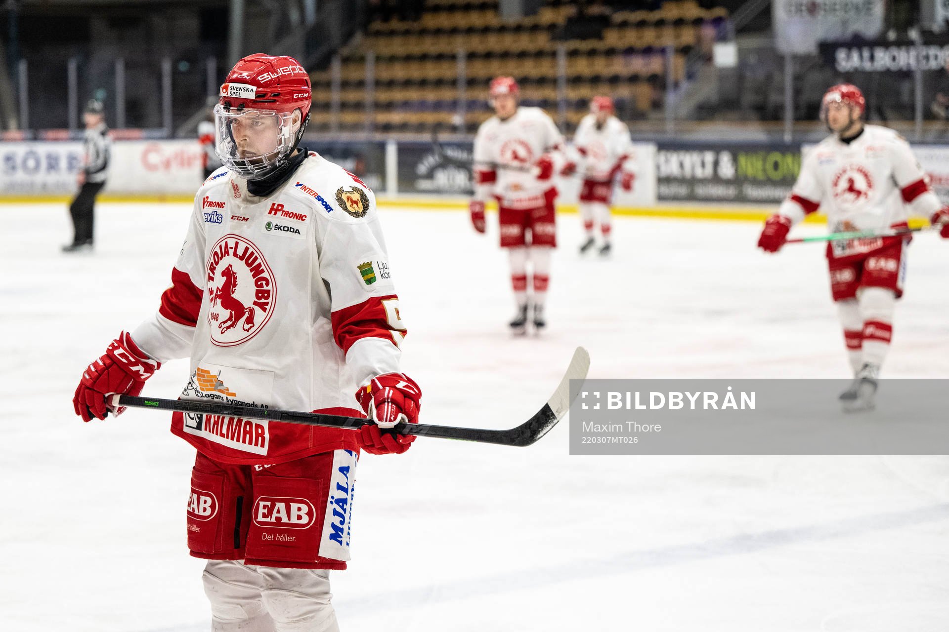 Troja/Ljungbys Niklas Enberg deppar med lagkamrater