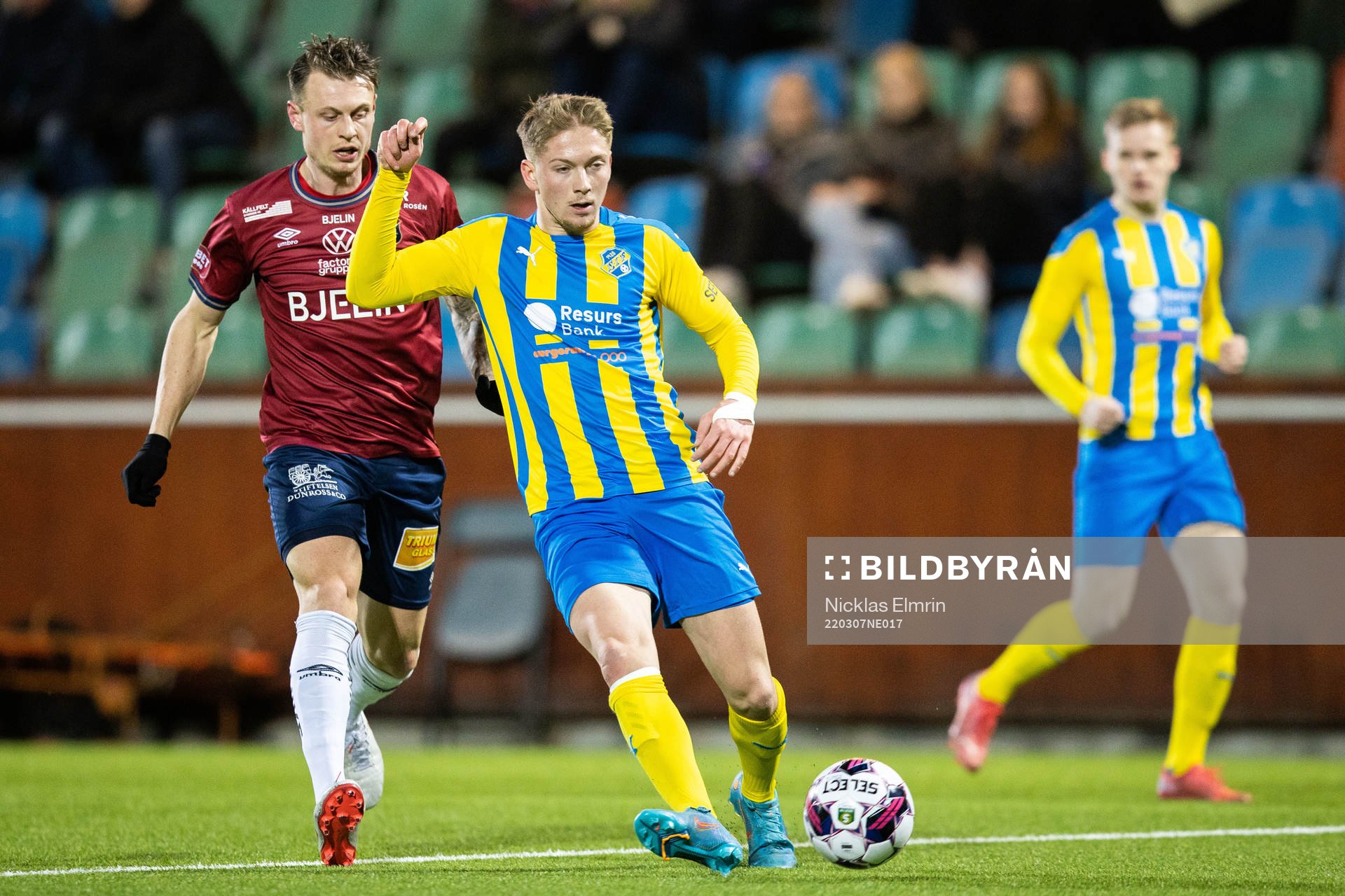 Eskilsminnes Danijal Omanovic och Örgrytes Marcus Haglind