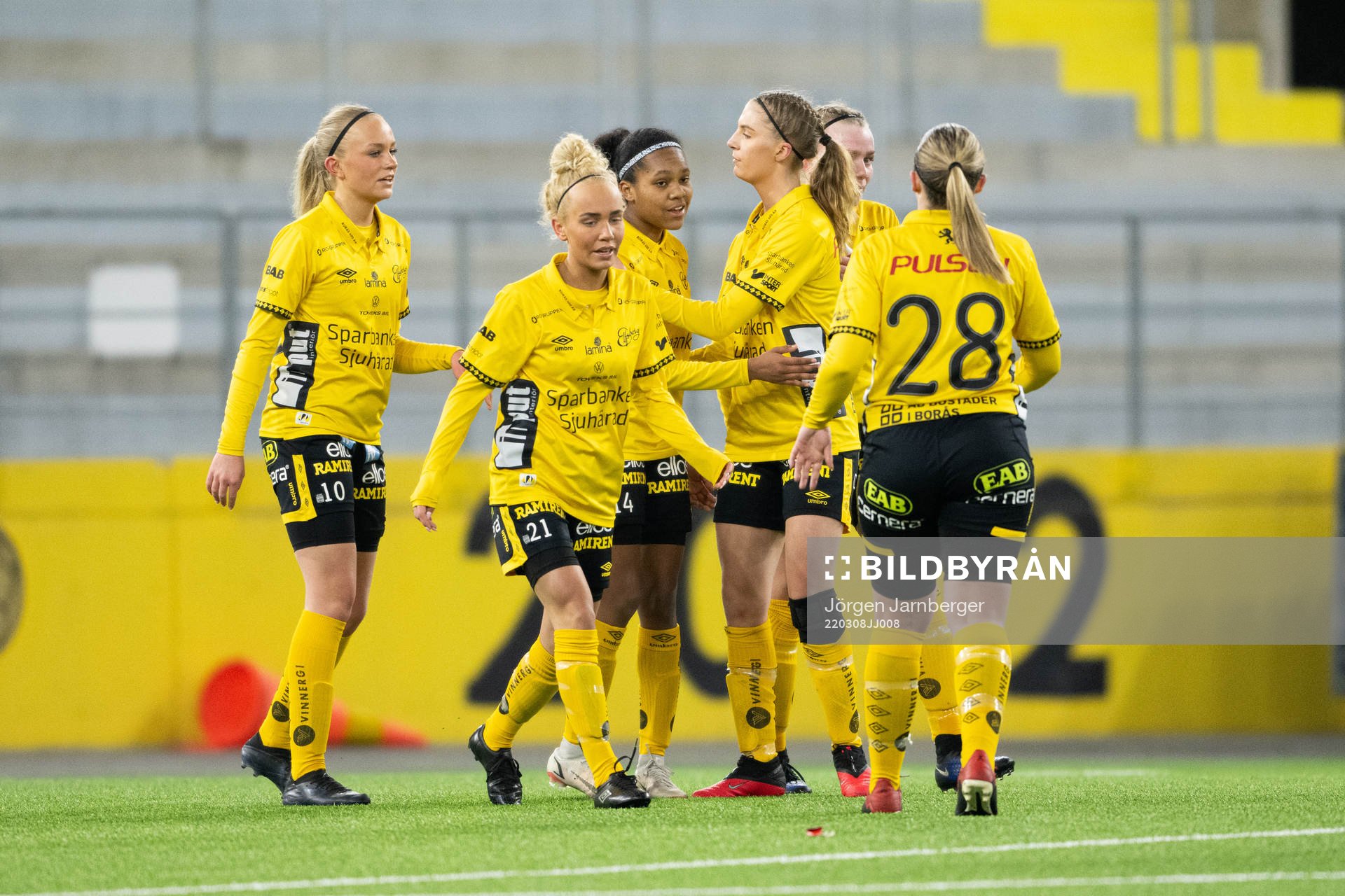 Elfsborgs spelare jublar