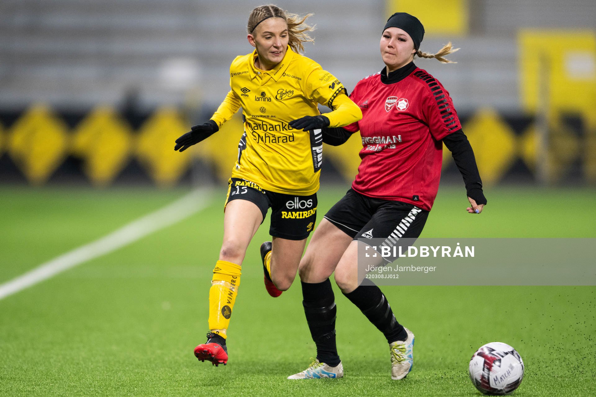 Elfsborgs Saga Andersson och Södra vings Lisa Kiviharju