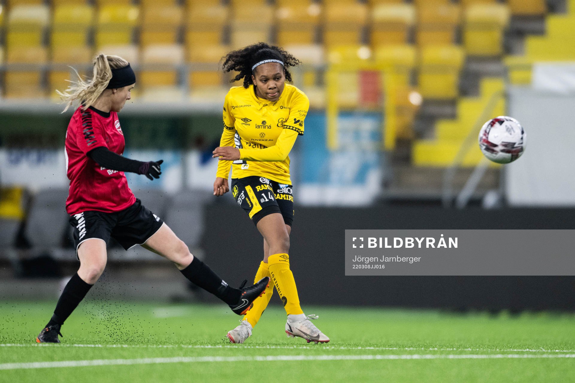 under fotbollsmatchen i DM mellan Elfsborg och Södra ving