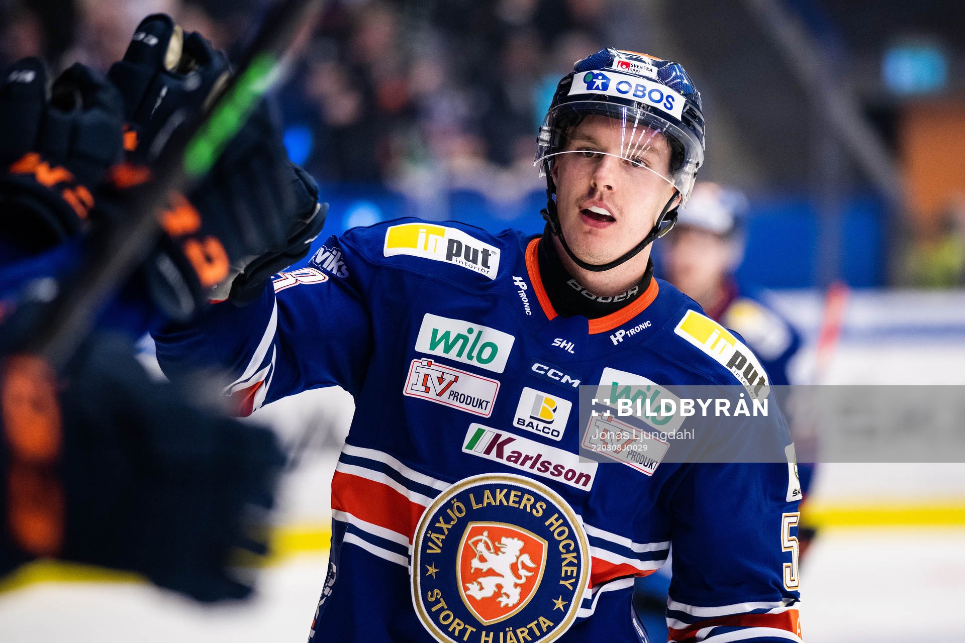 Växjös Ben Thomas jublar