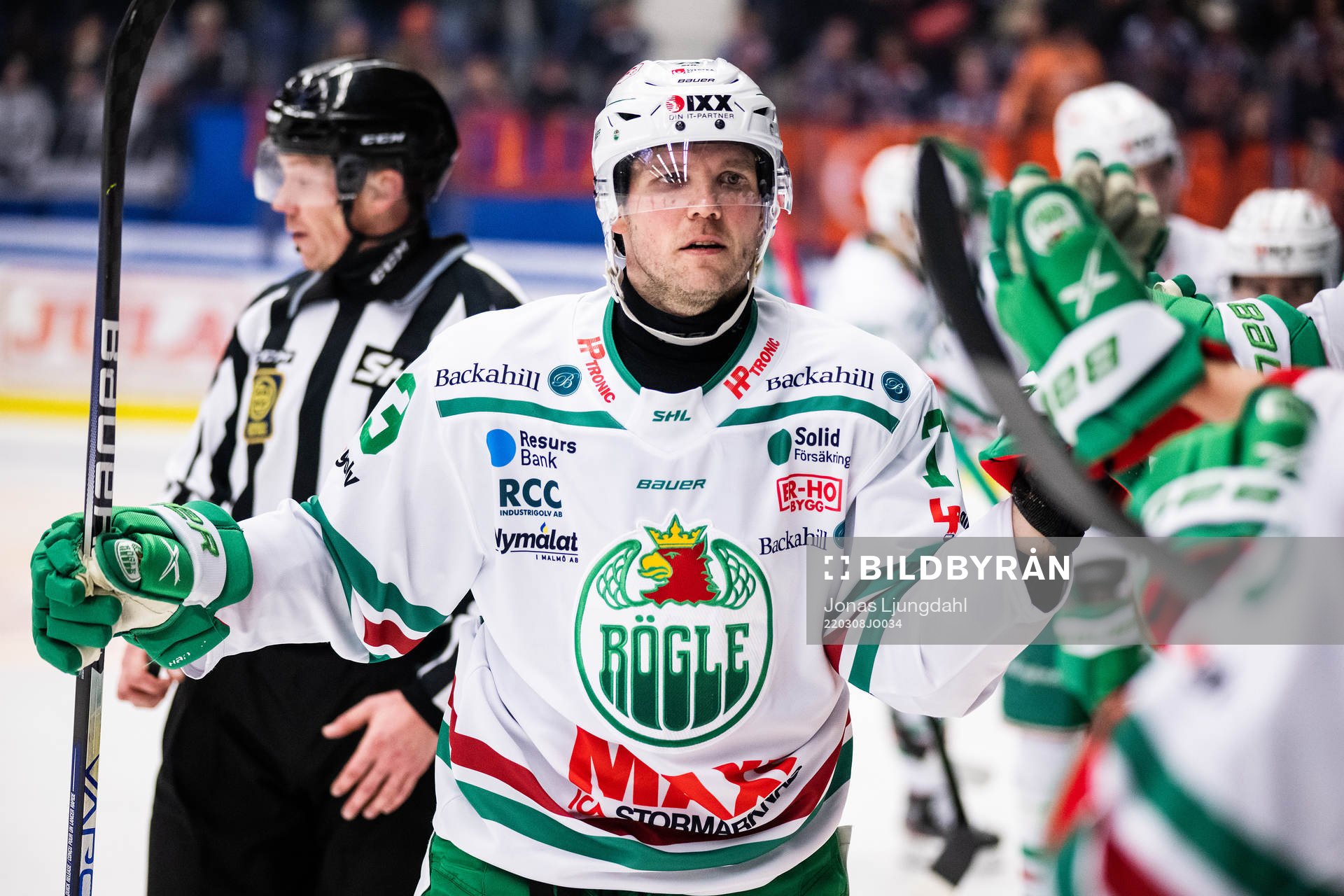 Rögles Valtteri Kemiläinen jublar