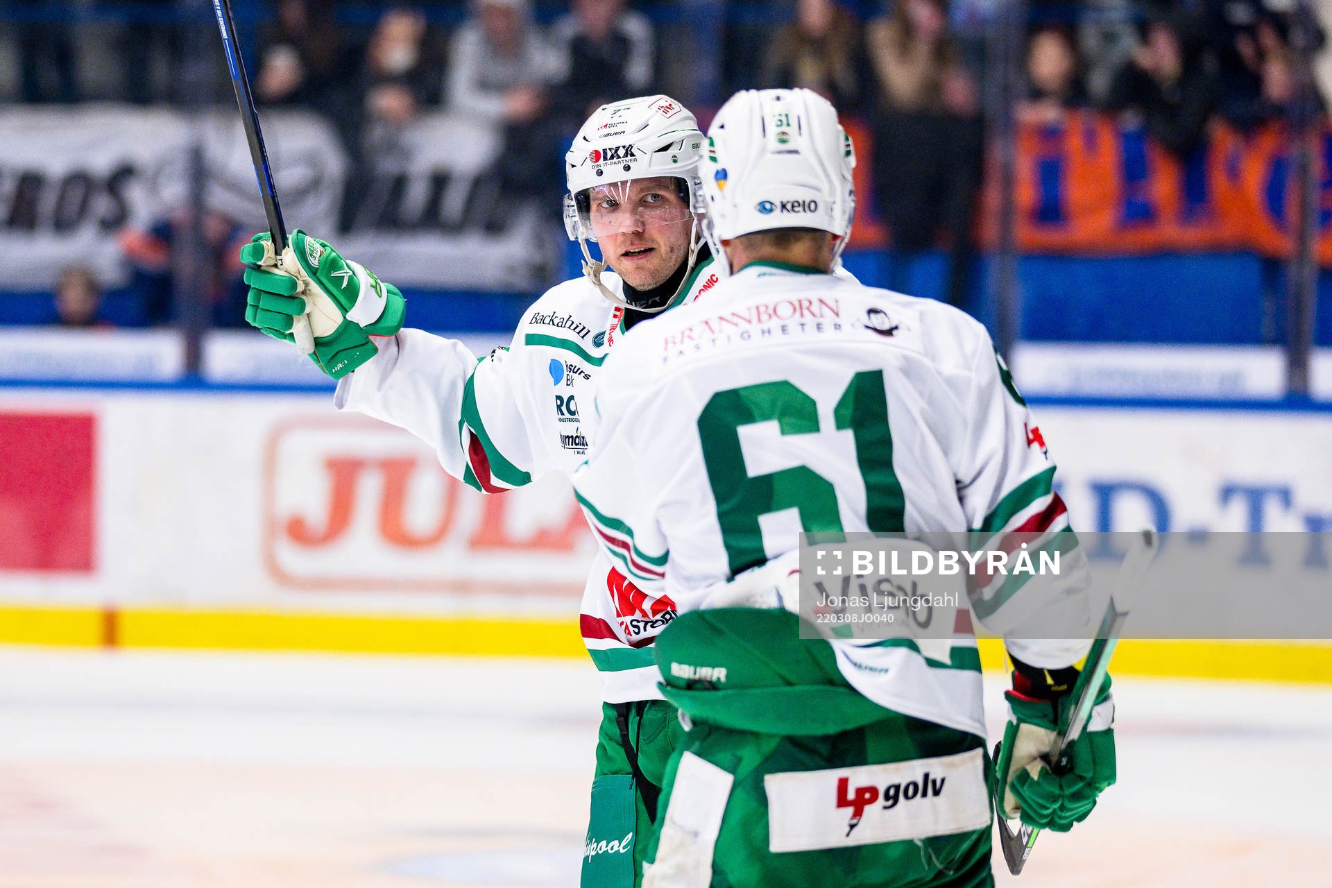 Rögles Valtteri Kemiläinen jublar