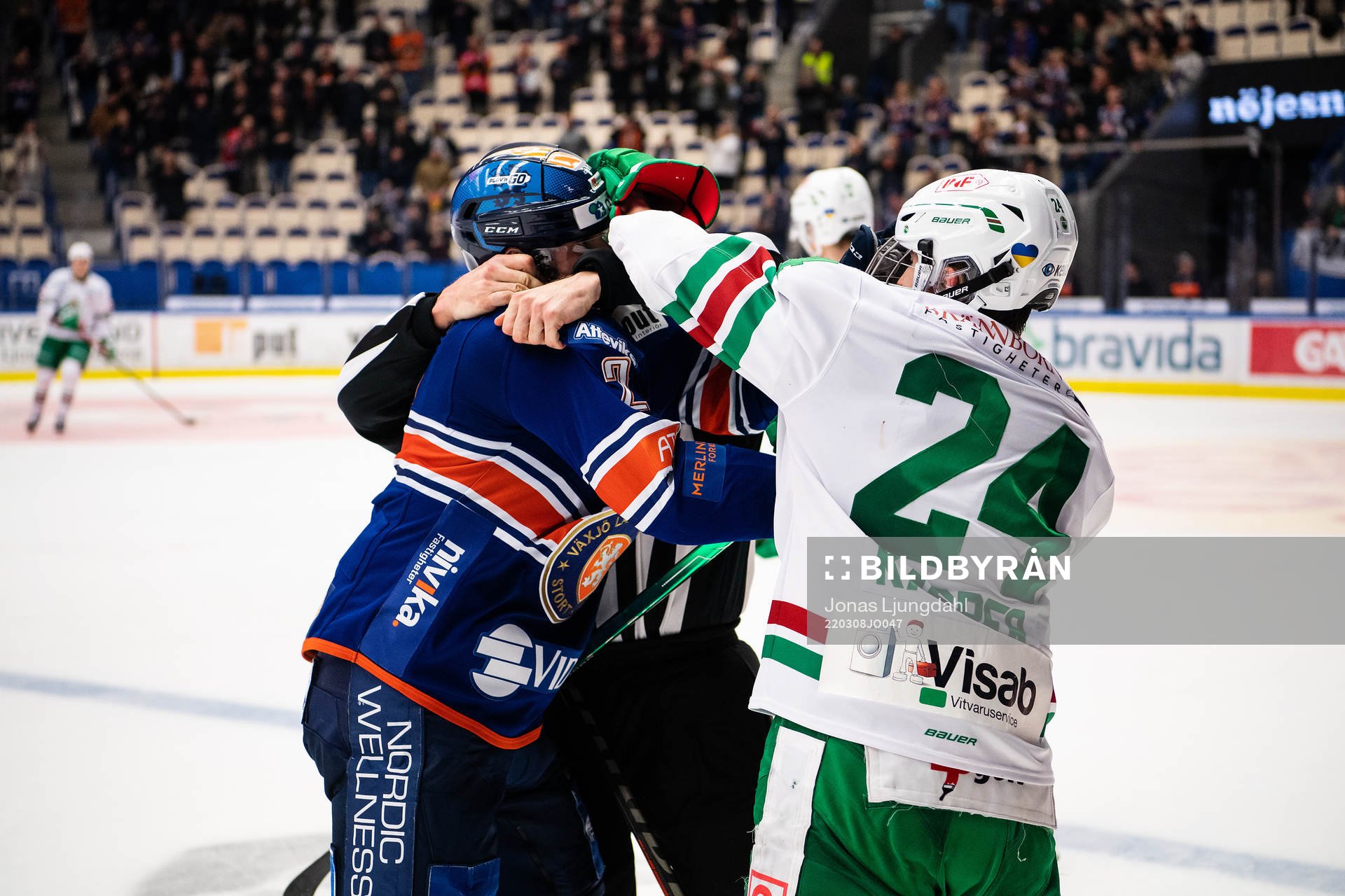 Växjös Amil Krupic och Rögles Marco Kasper
