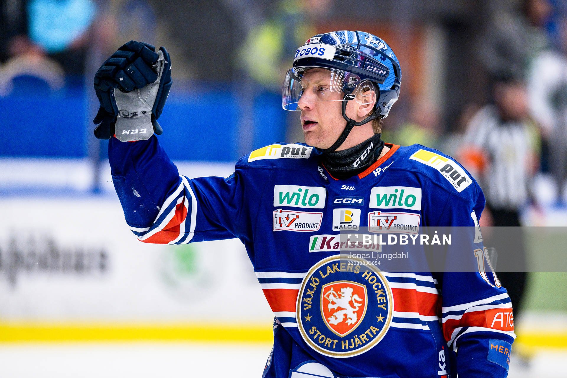Växjös Richard Gynge jublar