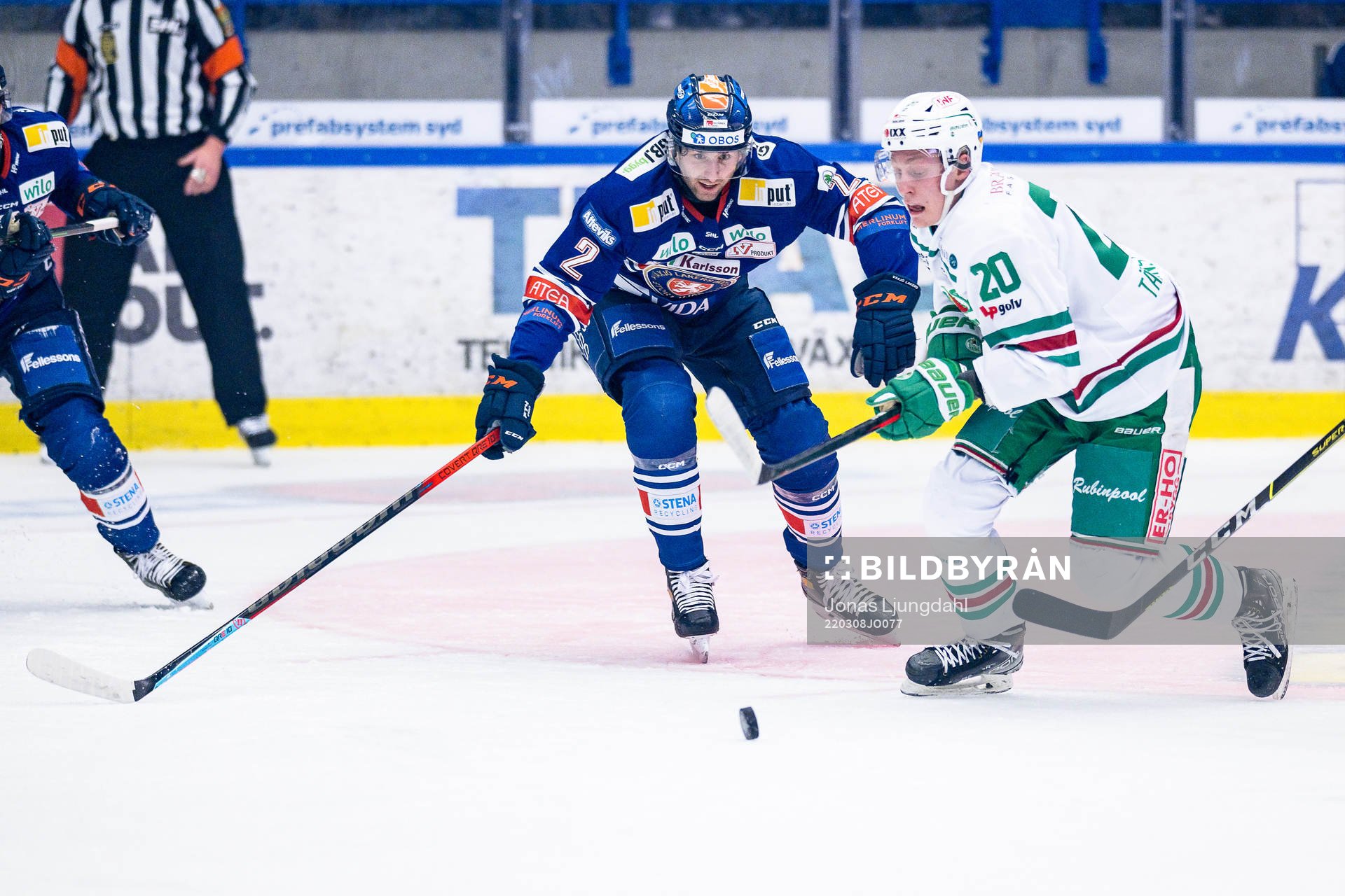 Växjös Amil Krupic och Rögles Oliver Tärnström