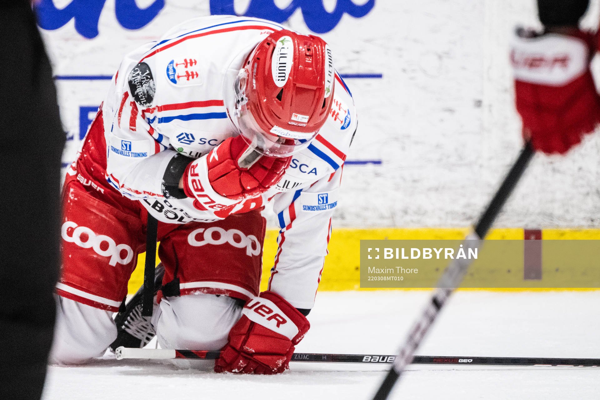 Timrås Nolan Zajac har ont