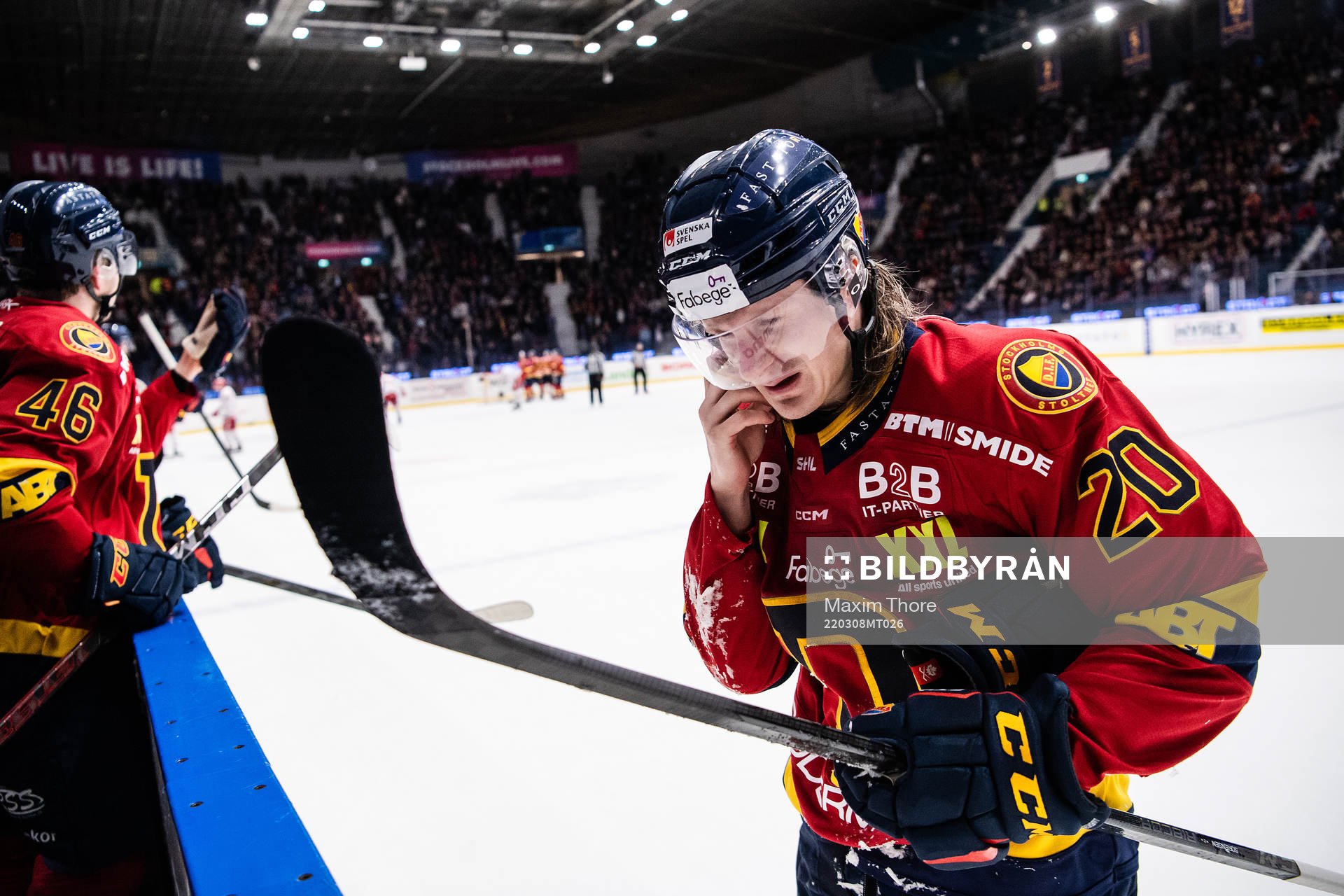 Djurgårdens Marcus Sörensen har ont