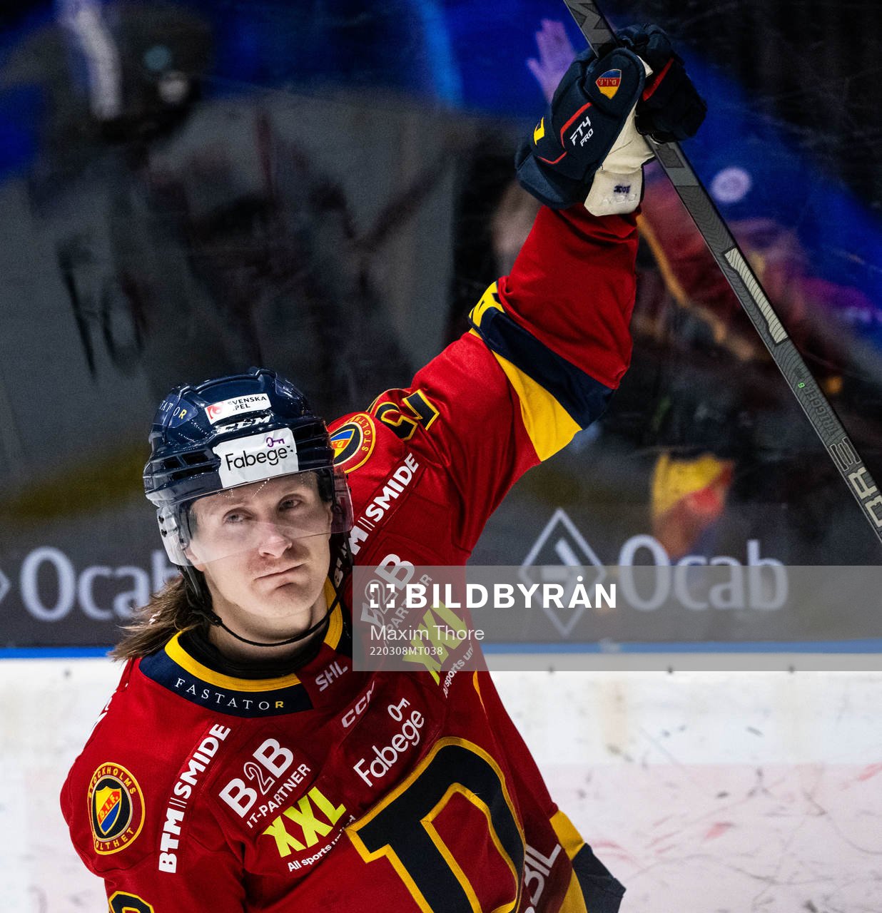 Djurgårdens Marcus Sörensen jublar