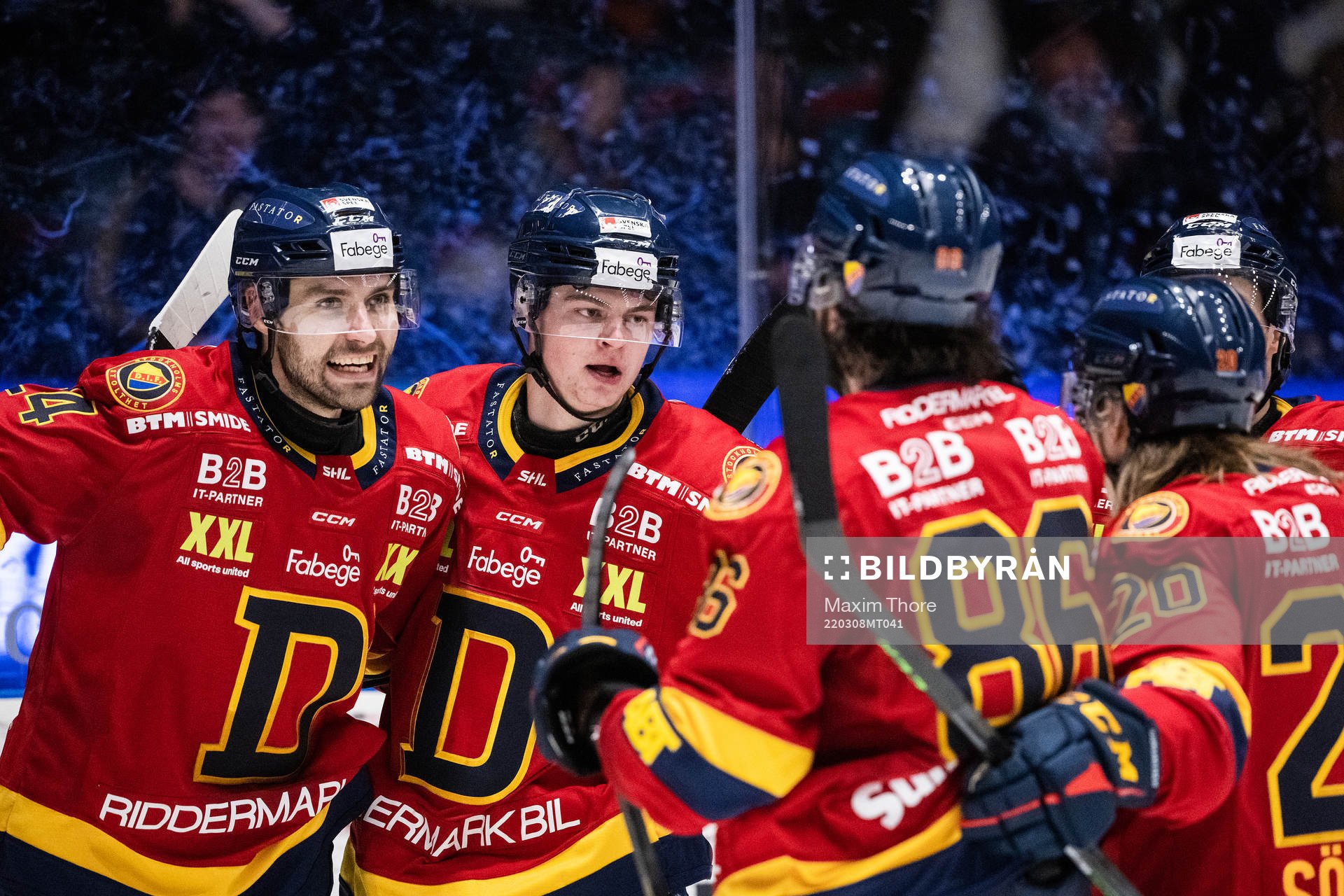 Djurgårdens Filip Cederqvist jublar