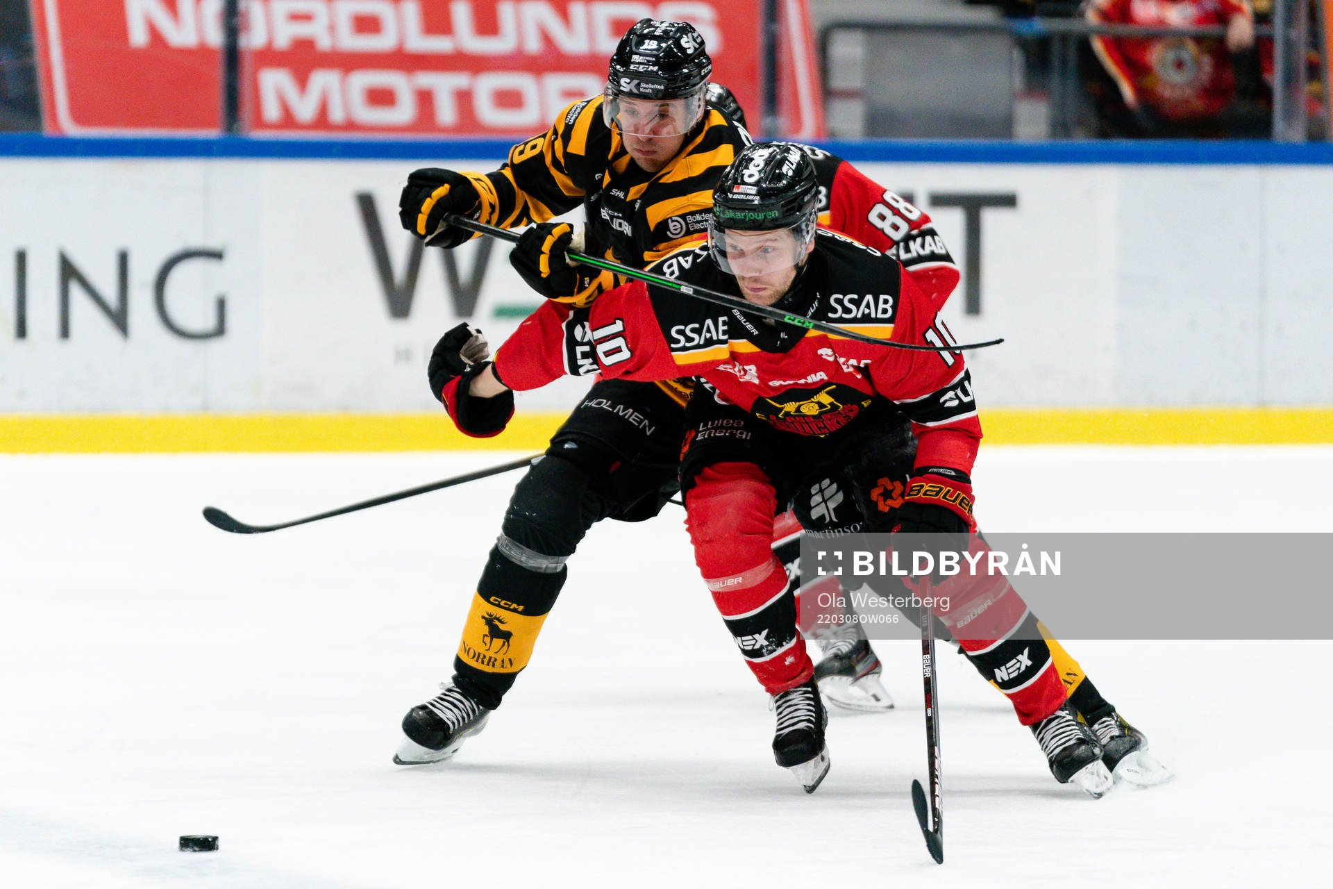 Skellefteås Filip Roos och Luleås Einar Emanuelsson
