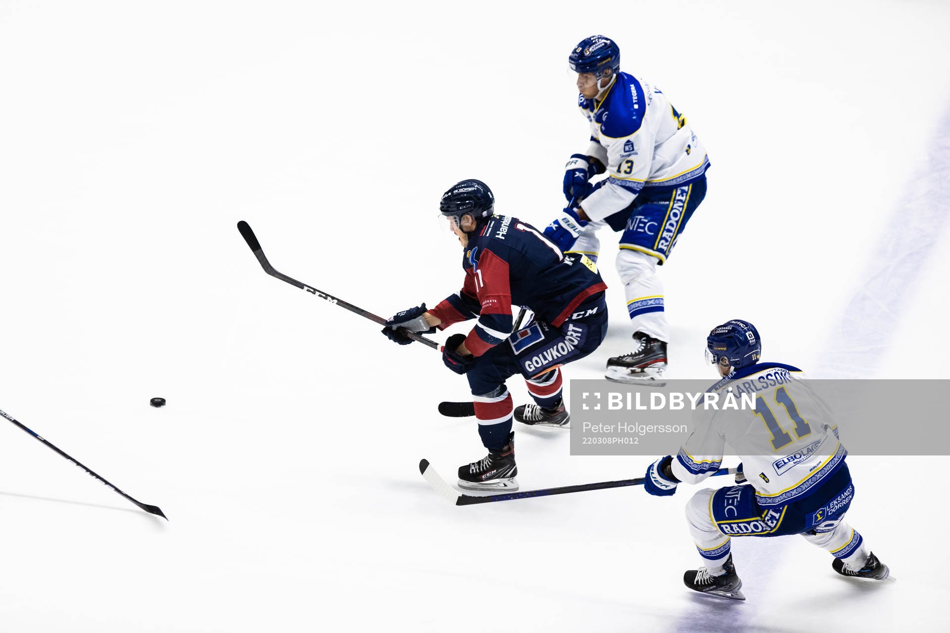 Linköpings Henrik Törnqvist och Leksands Jon Knuts