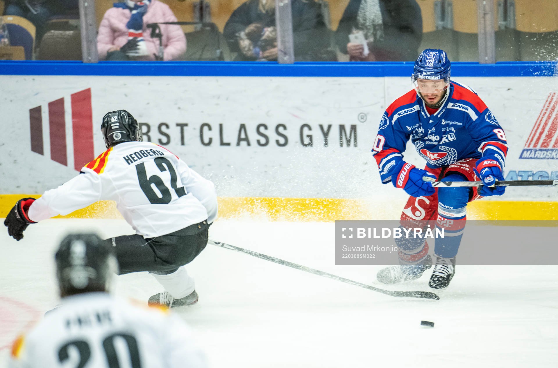 Brynäs Tom Hedberg och Oskarshamns Tomas Zohorna