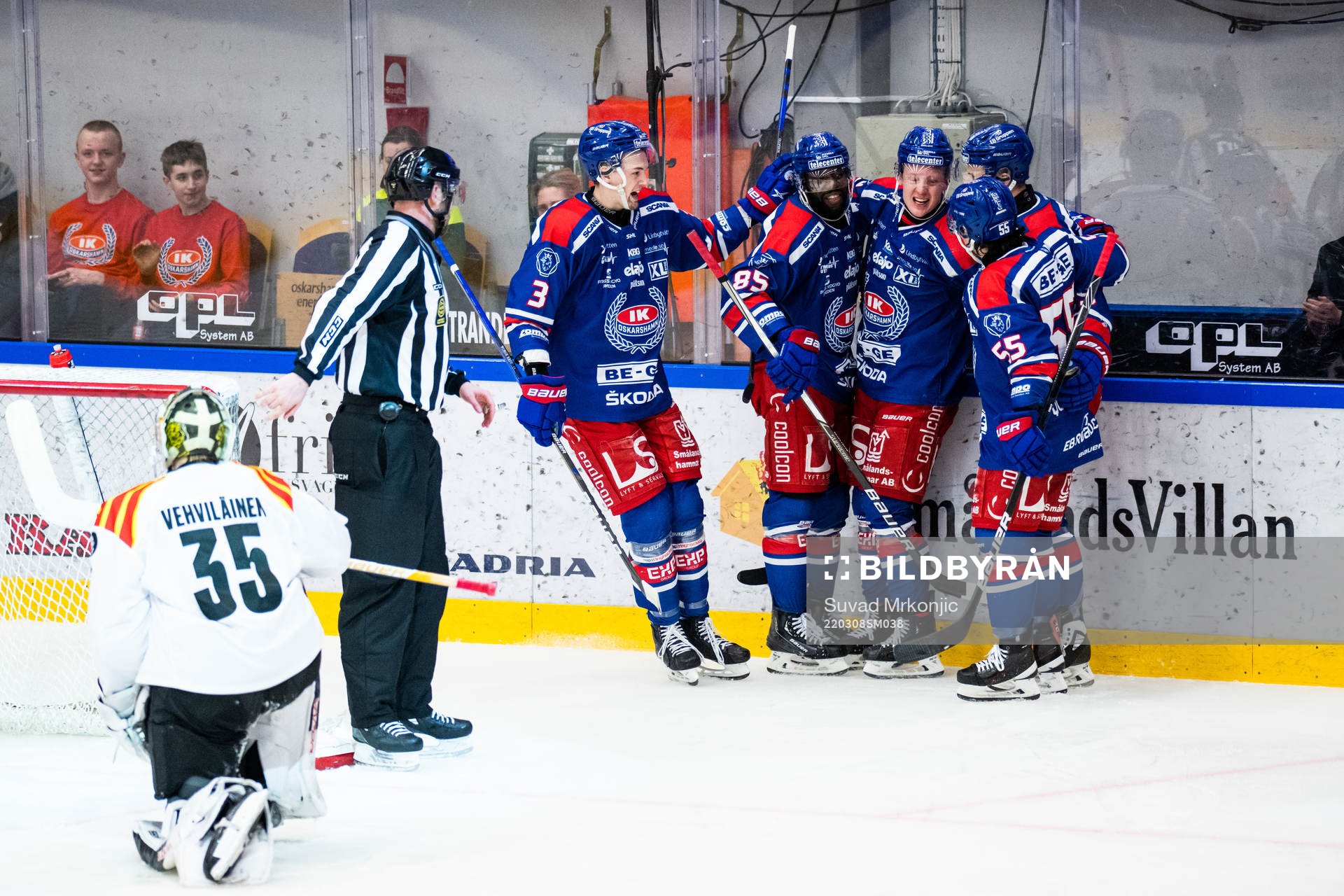 Oskarshamns Fredrik Olofsson jublar