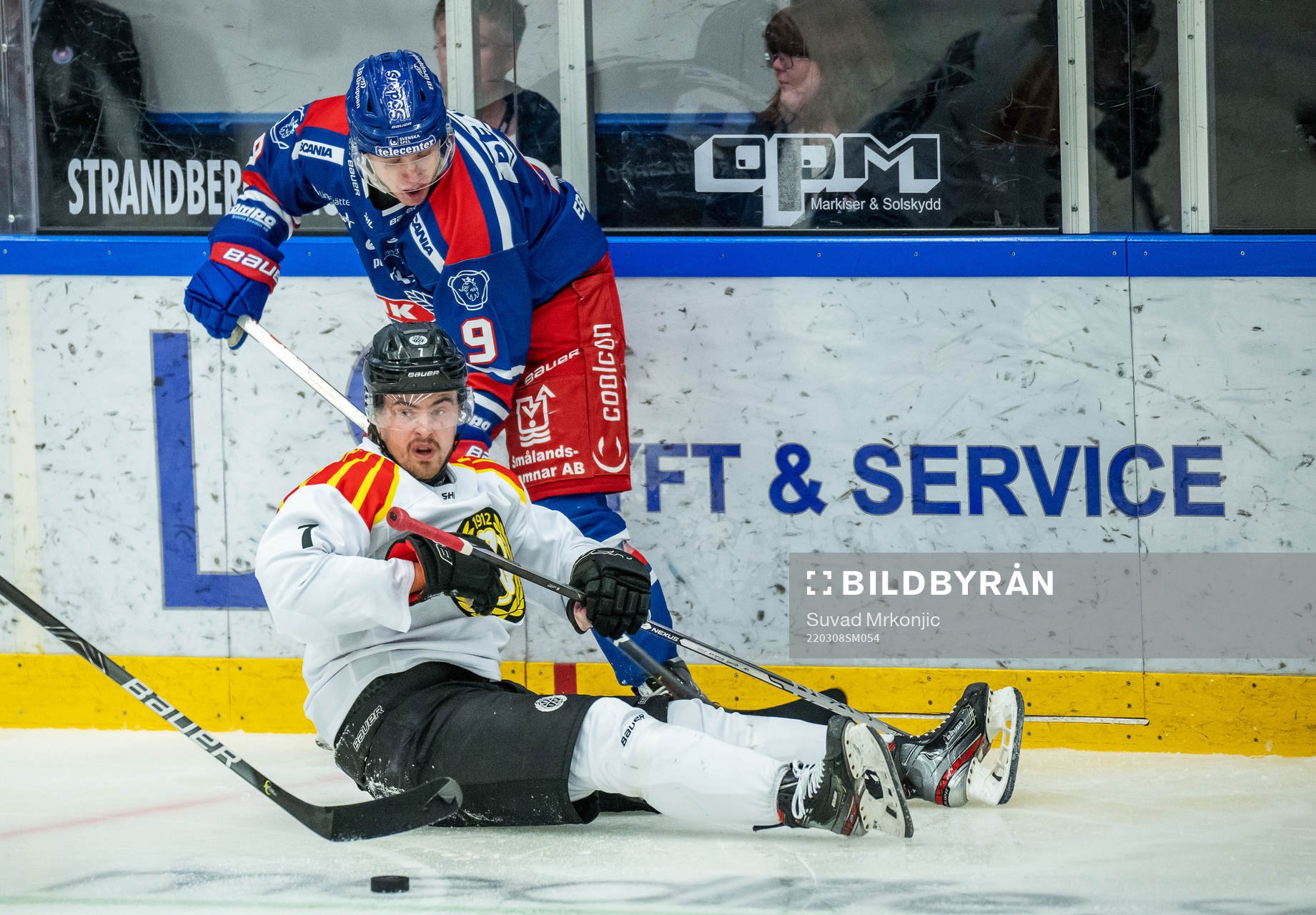Oskarshamns Hampus Plato och Brynäs Marcus Björk