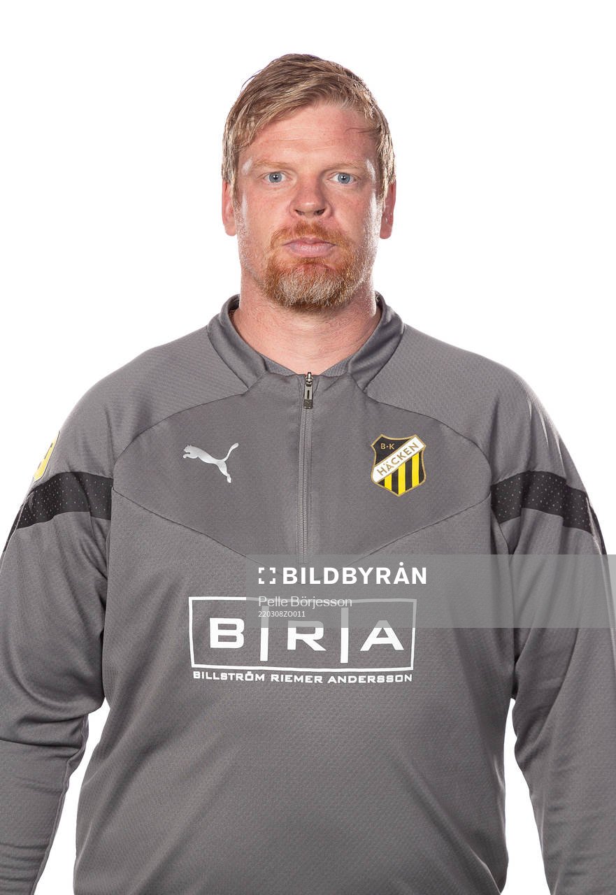 Häckens målvaktstränare Christoffer Källqvist