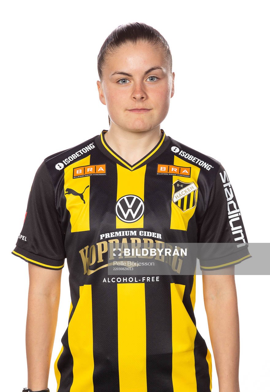 Häckens Hanna Wijk poserar för ett porträtt den 8 mars 2022 i Göteborg.
